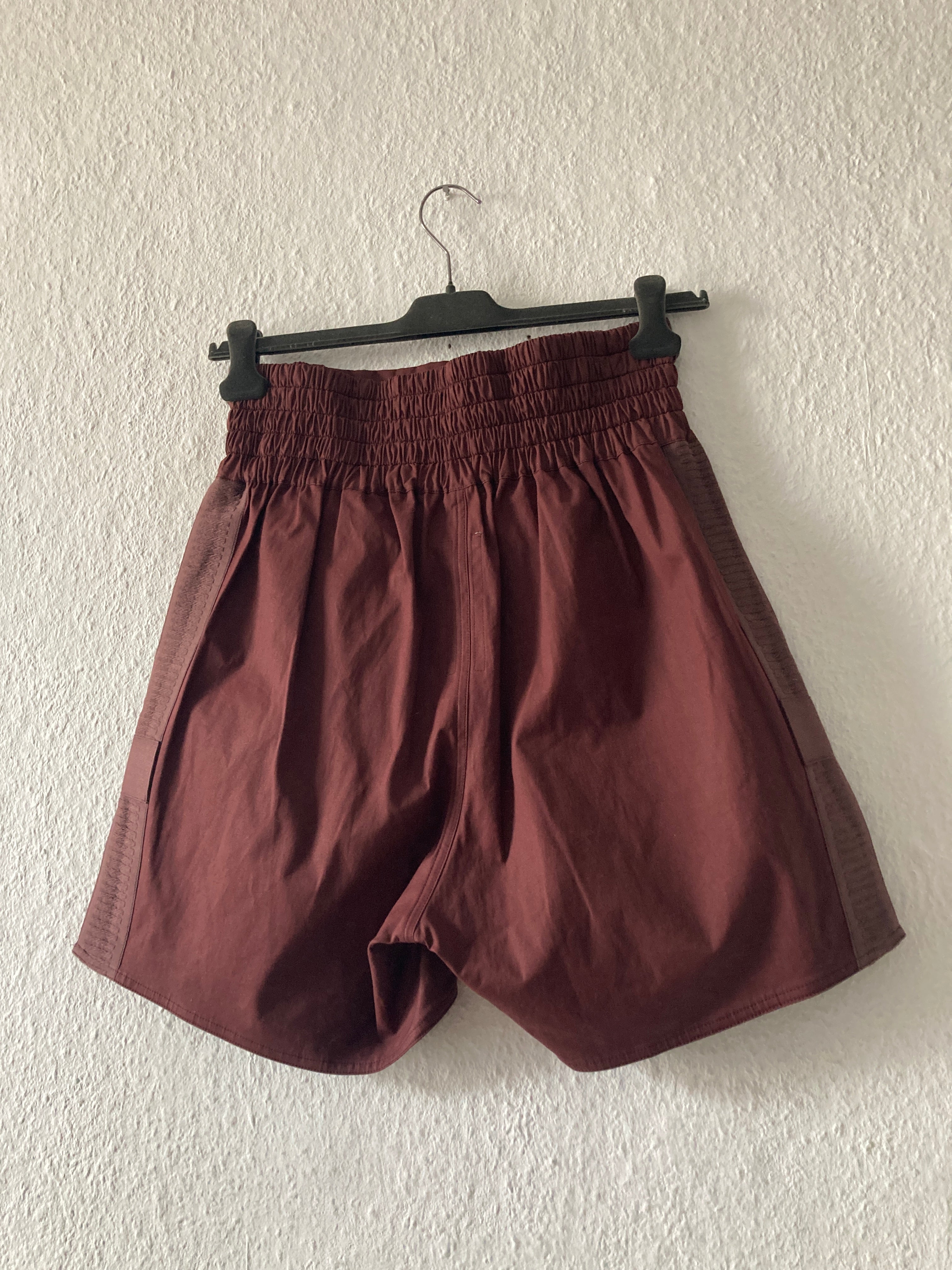 F/W 14「MOODY」刺繍入りブラッドレッドランウェイボクシングショーツ