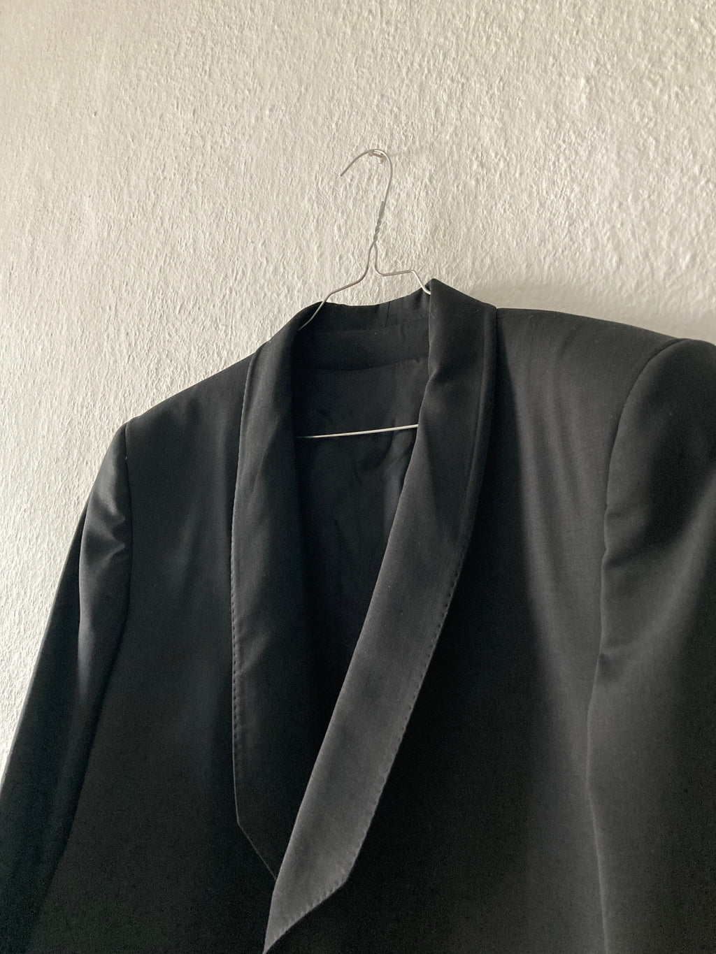 F/W 22 "STROBE" Black Walrus Wool Blazer IT52/L Rick Owens