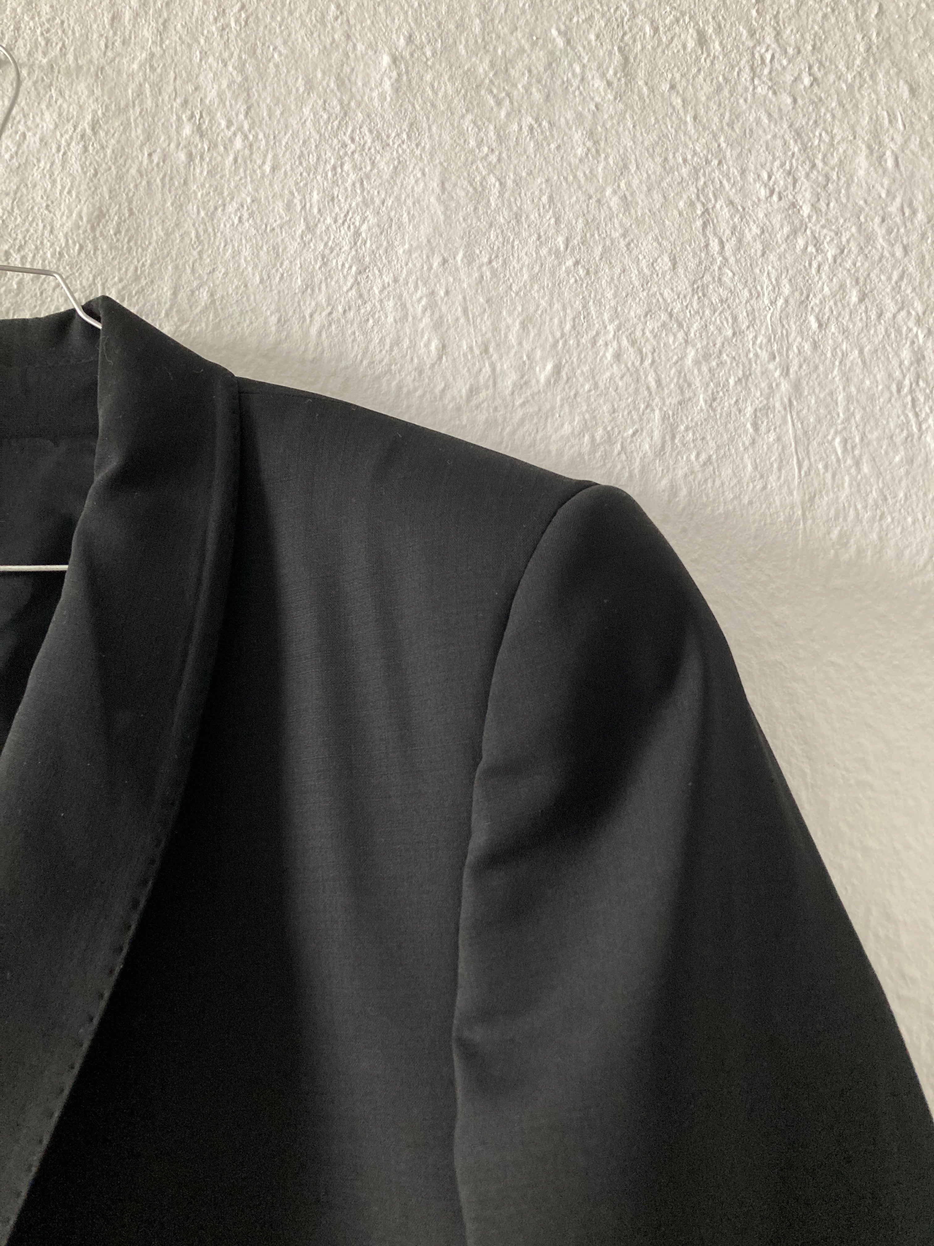 F/W 22 "STROBE" Black Walrus Wool Blazer IT52/L Rick Owens