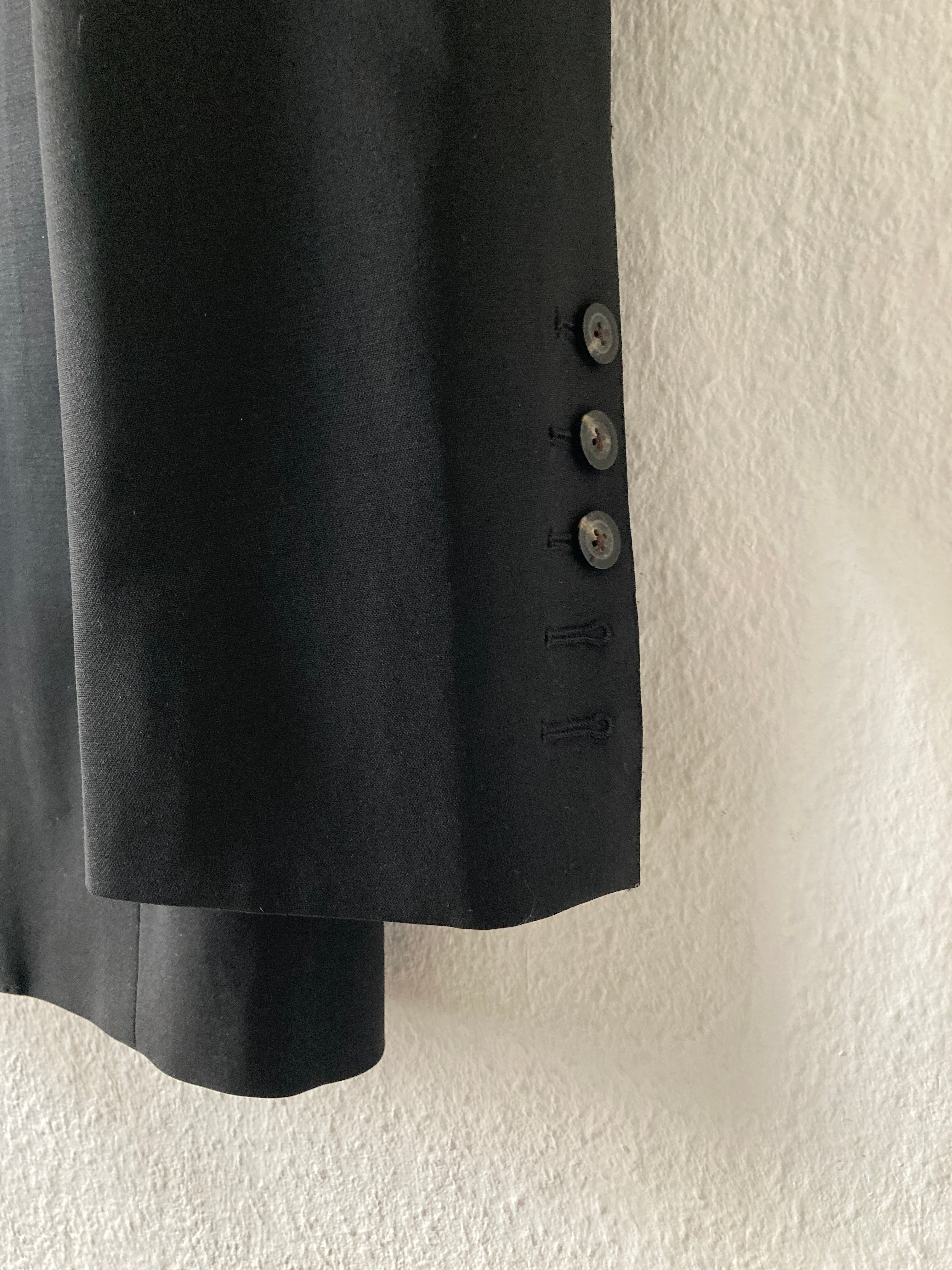 F/W 22 "STROBE" Black Walrus Wool Blazer IT52/L Rick Owens