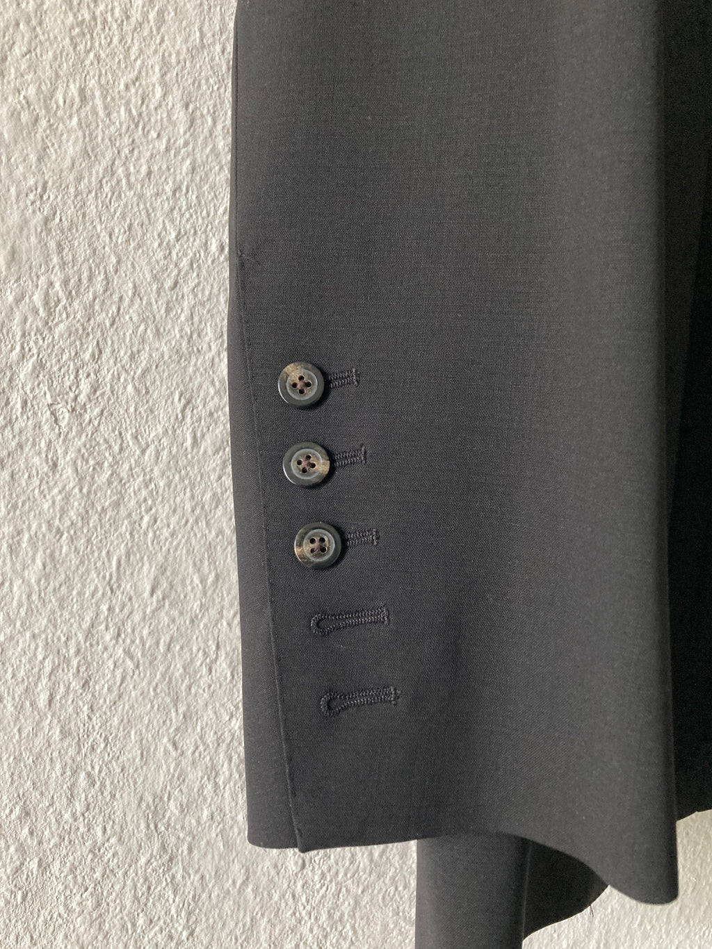 F/W 22 "STROBE" Black Walrus Wool Blazer IT52/L Rick Owens