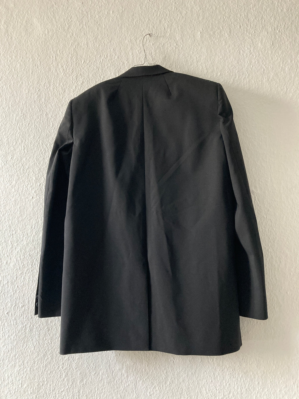 F/W 22 "STROBE" Black Walrus Wool Blazer IT52/L Rick Owens
