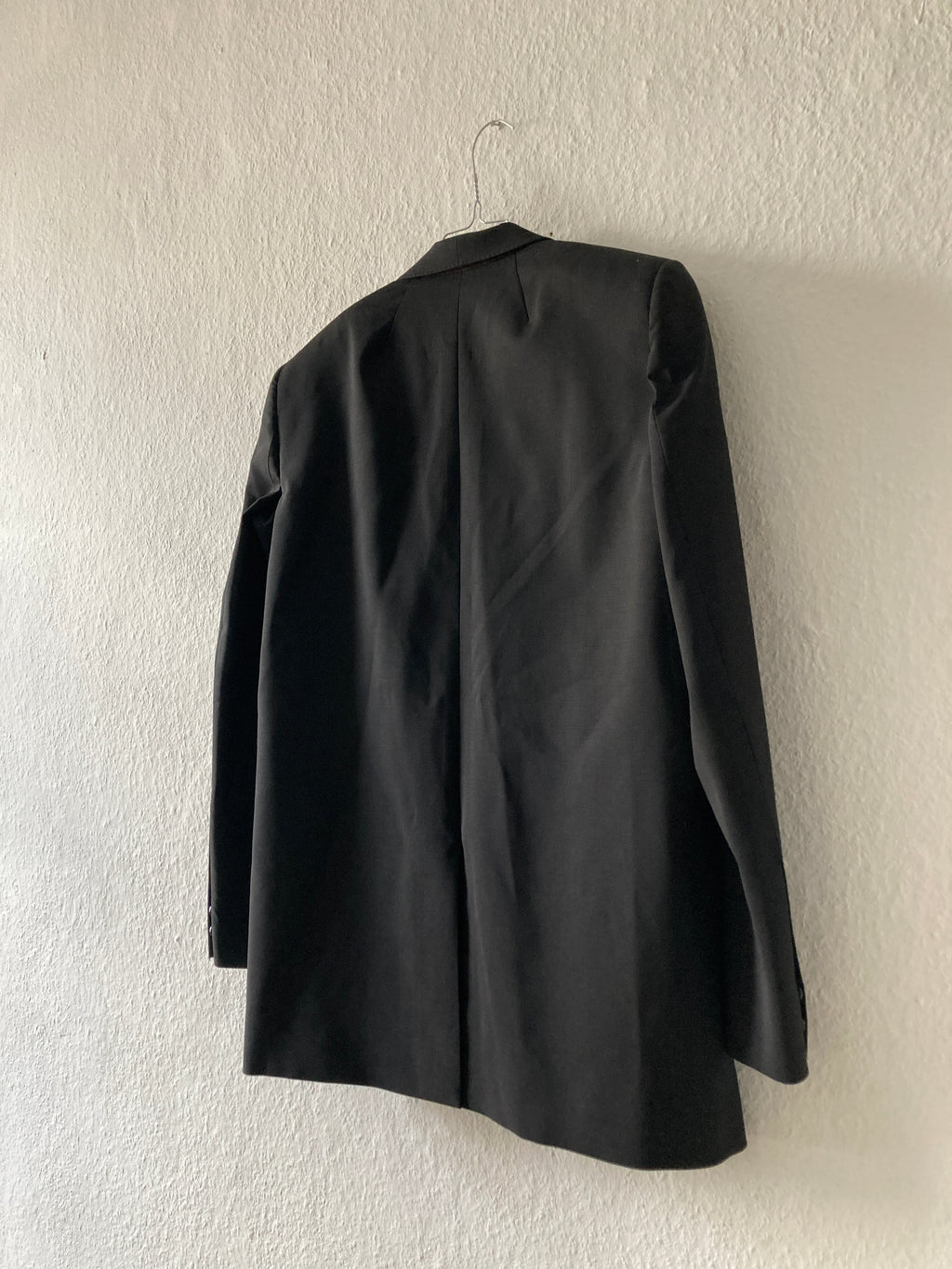 F/W 22 "STROBE" Black Walrus Wool Blazer IT52/L Rick Owens