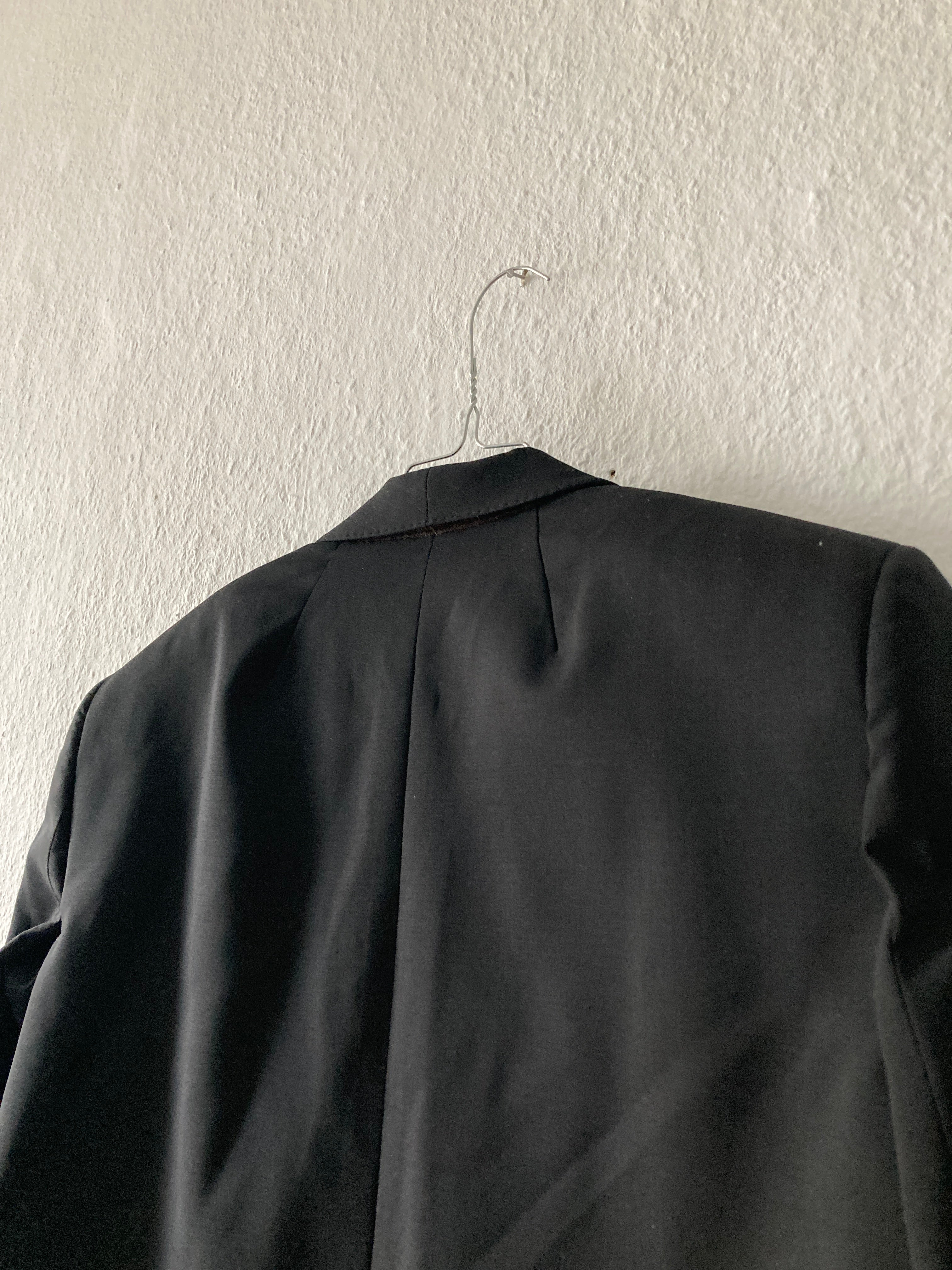 F/W 22 "STROBE" Black Walrus Wool Blazer IT52/L Rick Owens