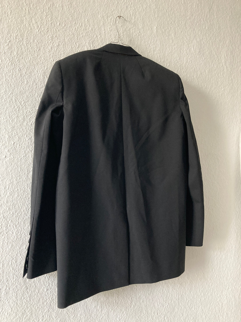 F/W 22 "STROBE" Black Walrus Wool Blazer IT52/L Rick Owens