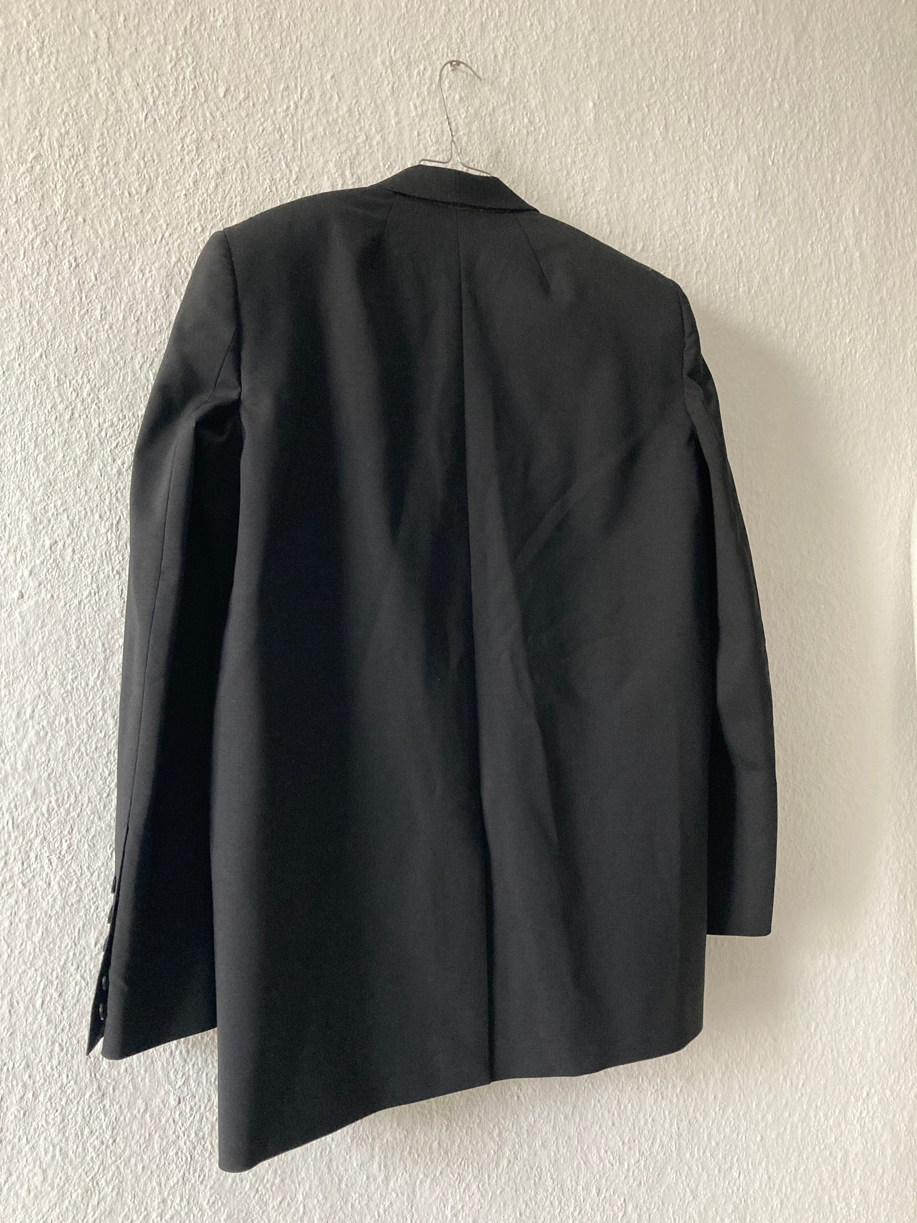 F/W 22 "STROBE" Black Walrus Wool Blazer IT52/L Rick Owens