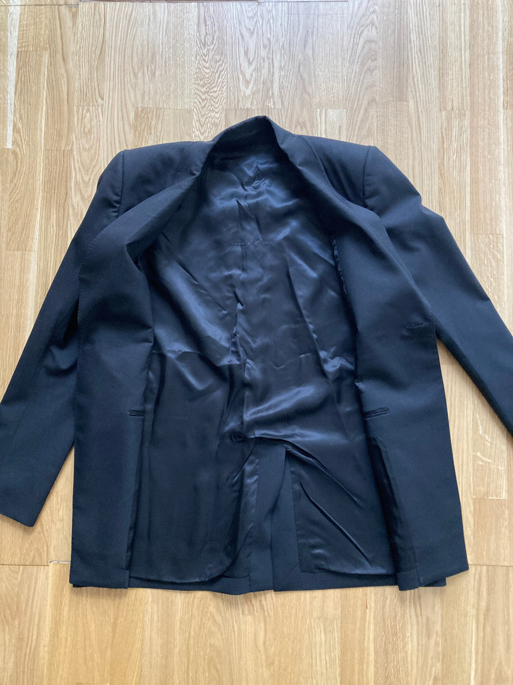F/W 22 "STROBE" Black Walrus Wool Blazer IT52/L Rick Owens