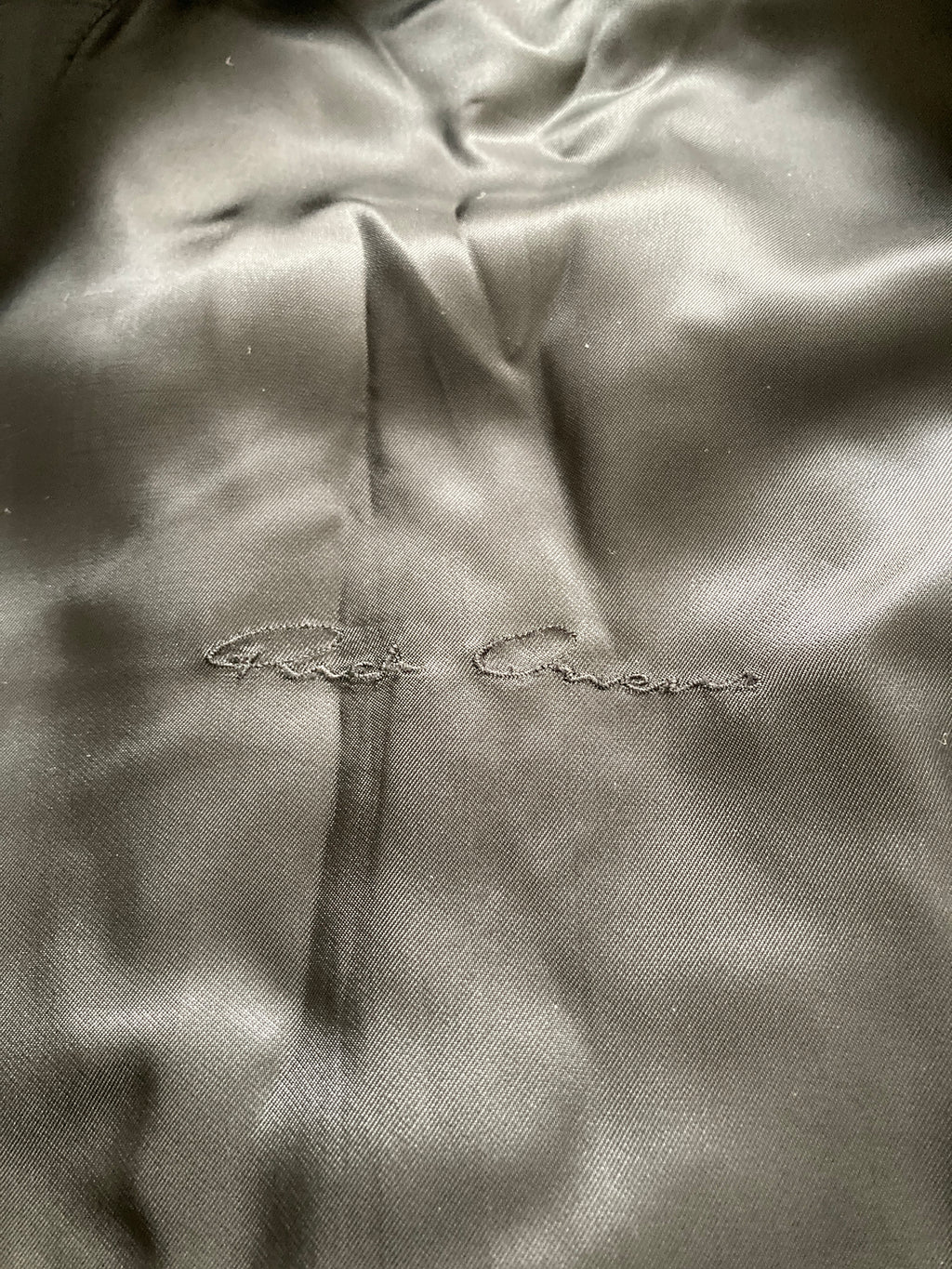 F/W 22 "STROBE" Black Walrus Wool Blazer IT52/L Rick Owens