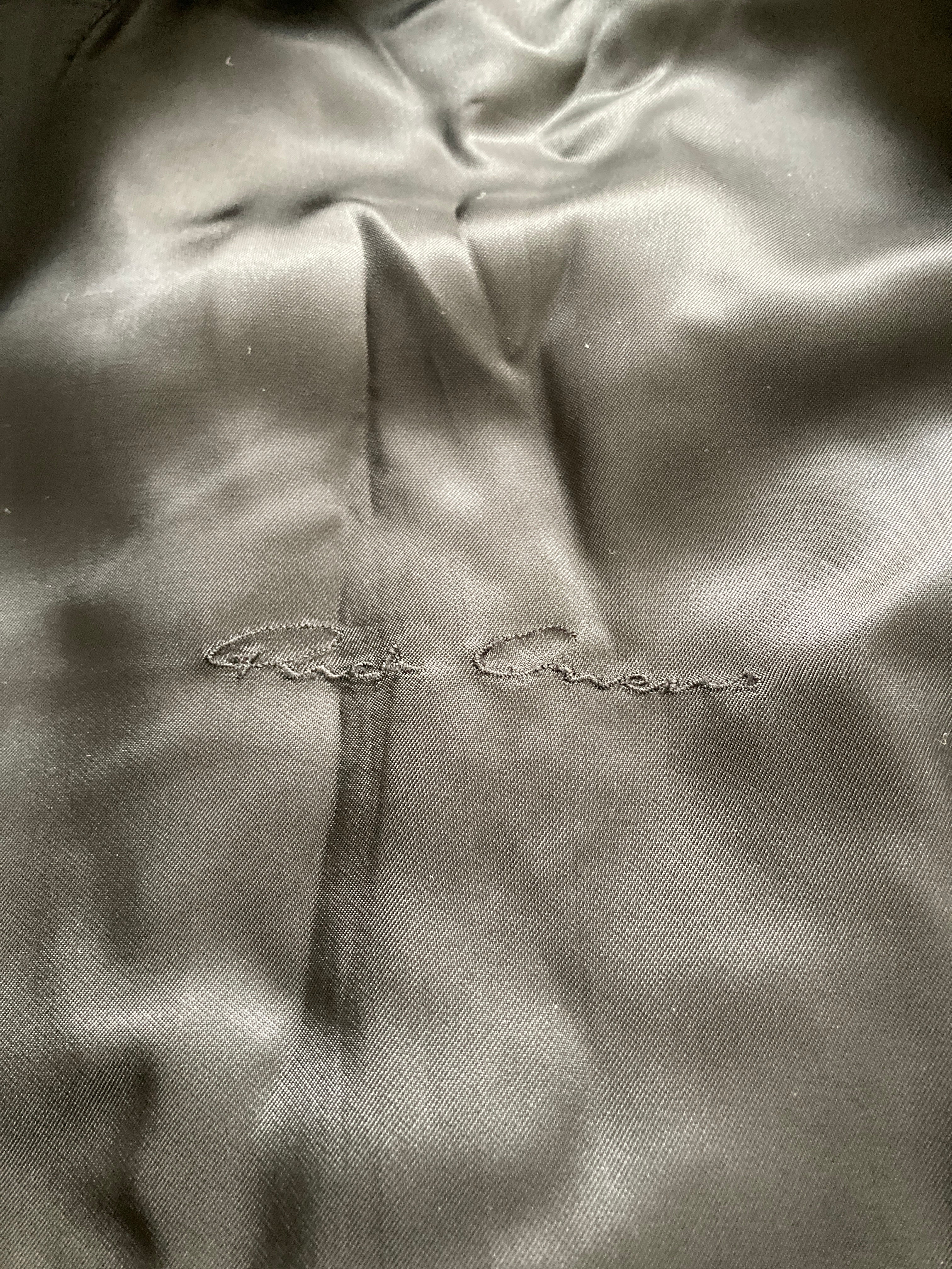 F/W 22 "STROBE" Black Walrus Wool Blazer IT52/L Rick Owens