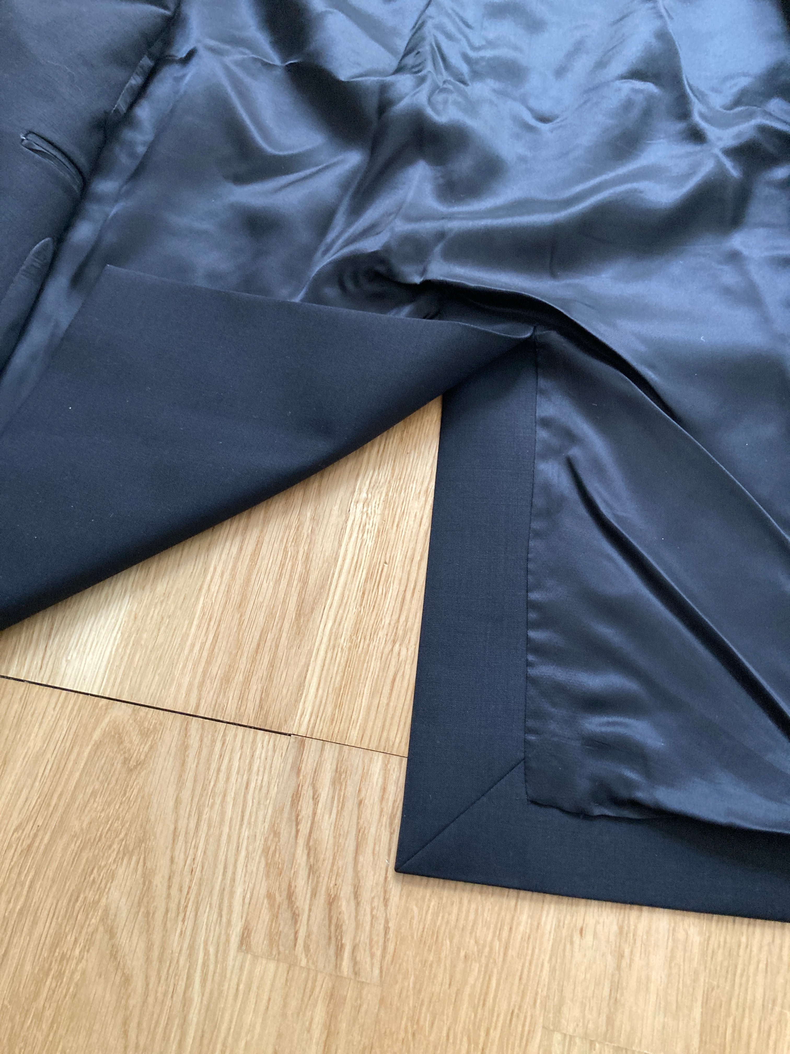 F/W 22 "STROBE" Black Walrus Wool Blazer IT52/L Rick Owens