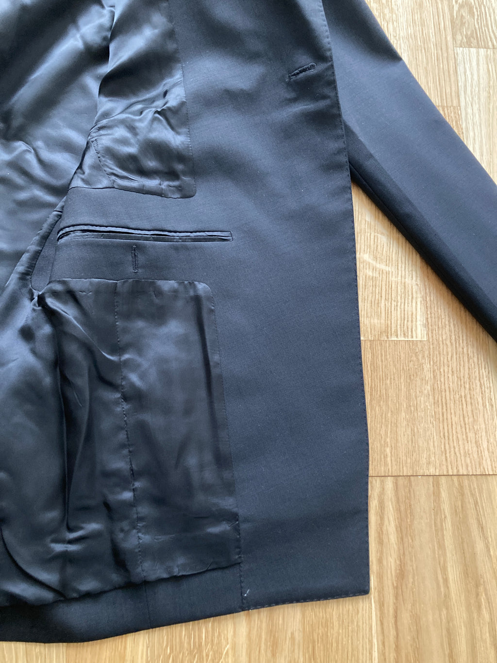 F/W 22 "STROBE" Black Walrus Wool Blazer IT52/L Rick Owens