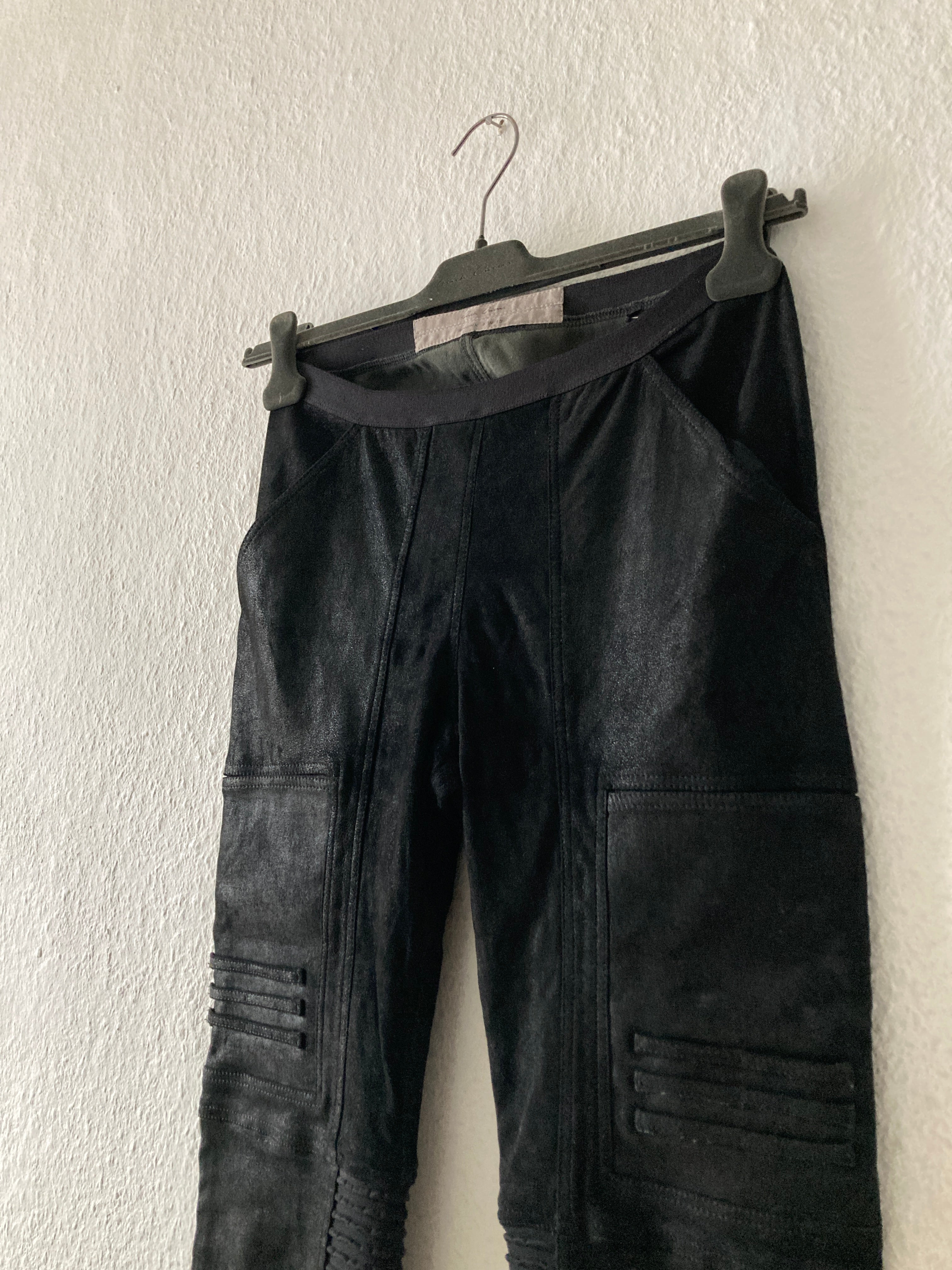 F/W 15 "SPHINX" Blistered Lamb Leather Nagakin Pants