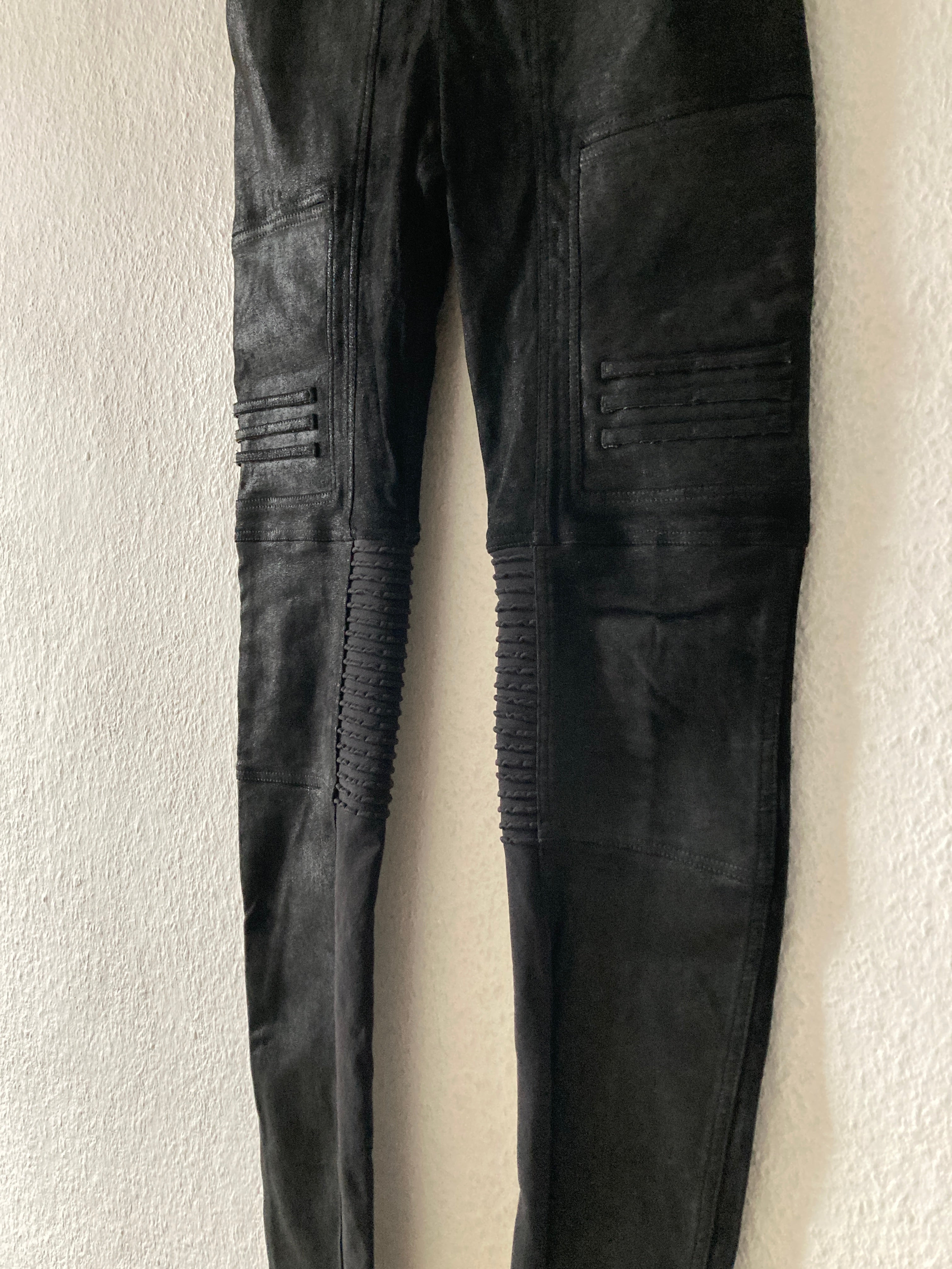 F/W 15 "SPHINX" Blistered Lamb Leather Nagakin Pants