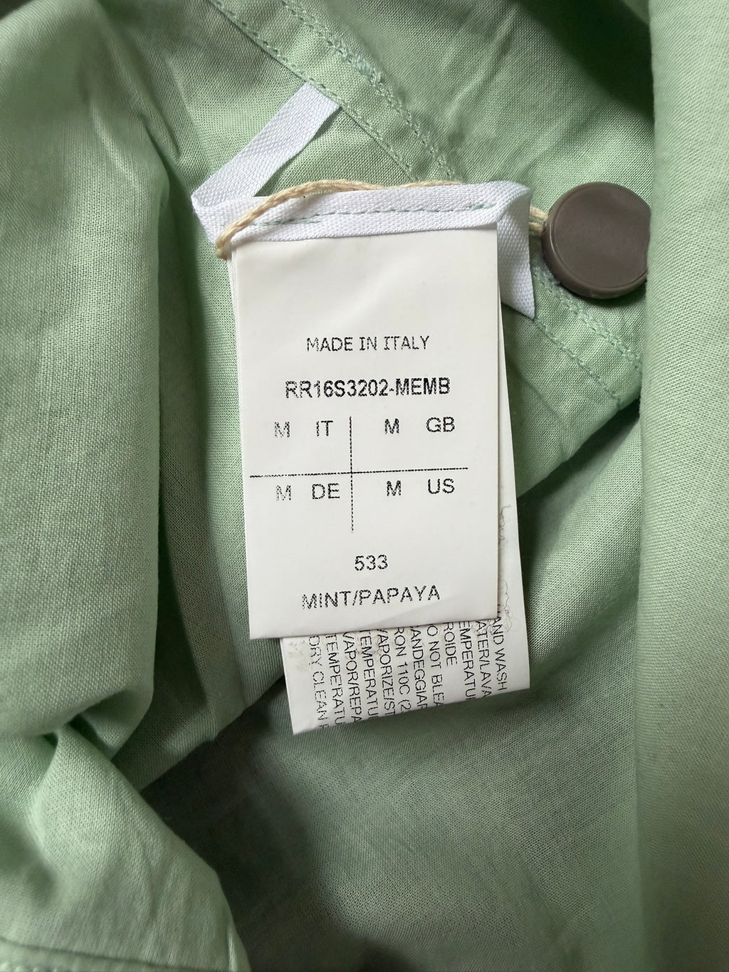 S/S 16 "CYCLOPS" Sample Silk Runway Tank Top Rick Owens M