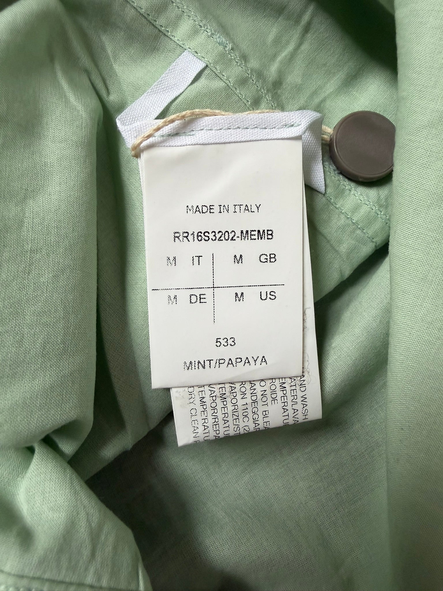 S/S 16 "CYCLOPS" Sample Silk Runway Tank Top Rick Owens M