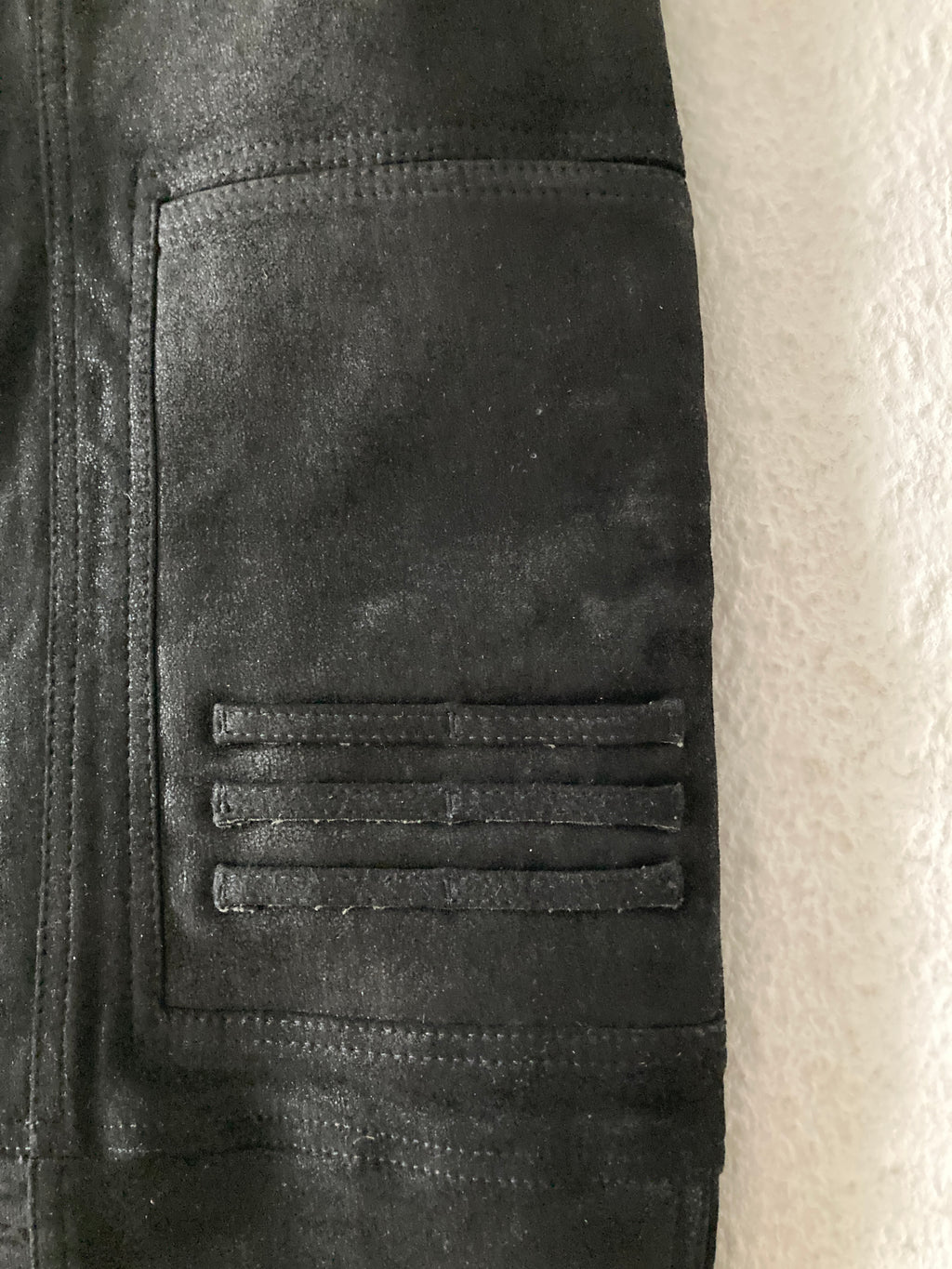 F/W 15 "SPHINX" Blistered Lamb Leather Nagakin Pants