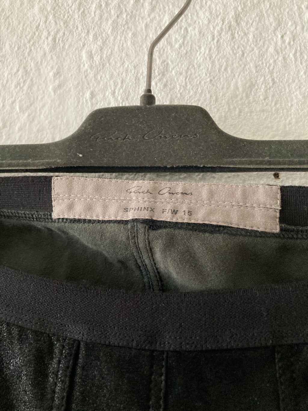 F/W 15 "SPHINX" Blistered Lamb Leather Nagakin Pants