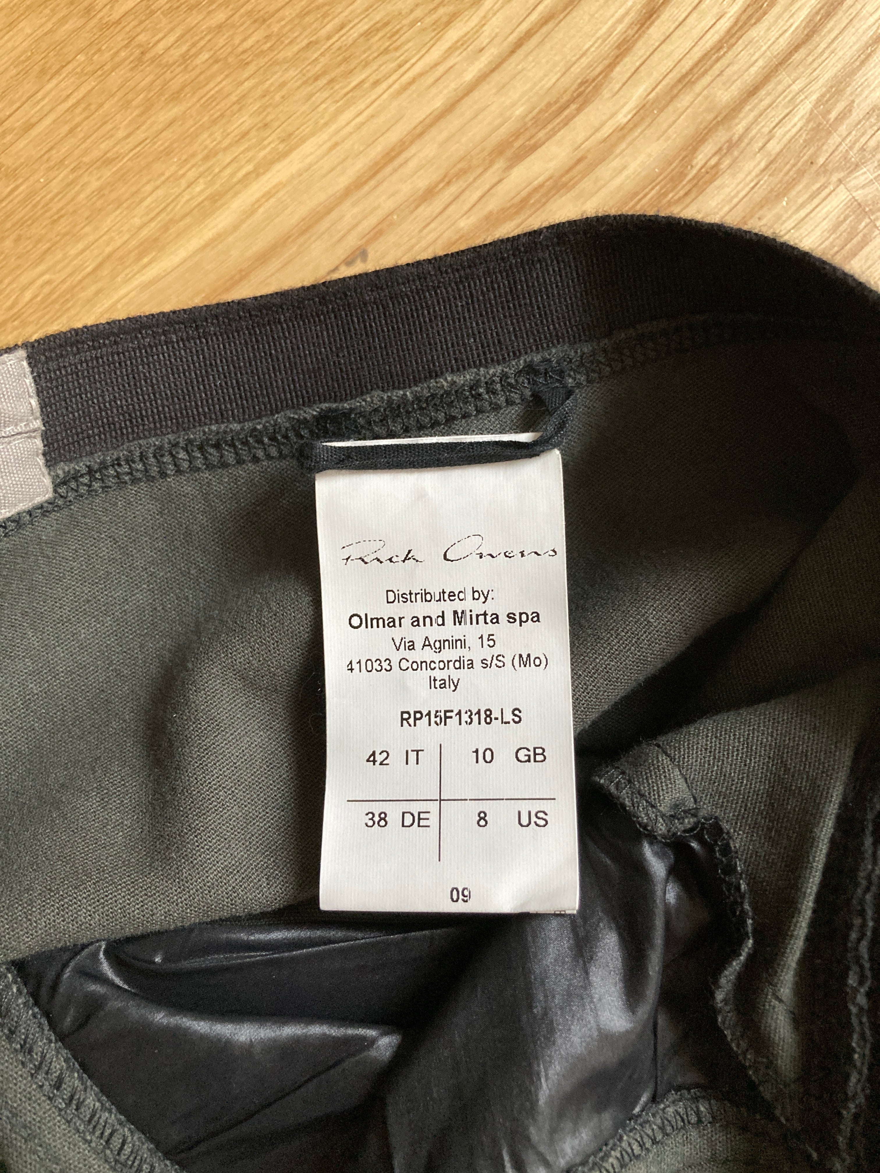 F/W 15 "SPHINX" Blistered Lamb Leather Nagakin Pants