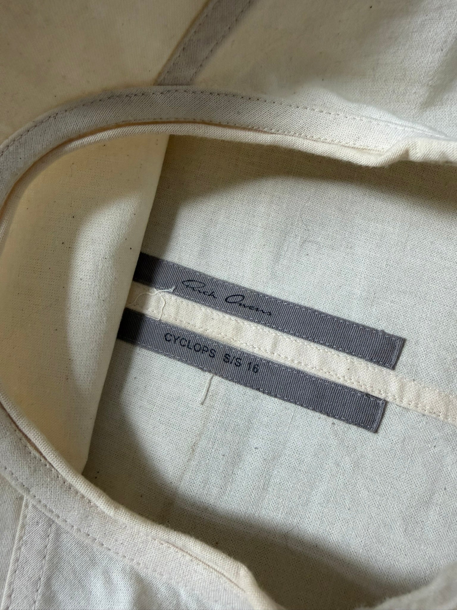 S/S 16 "CYCLOPS" Runway Cyclopic Eye Tank Top Rick Owens M