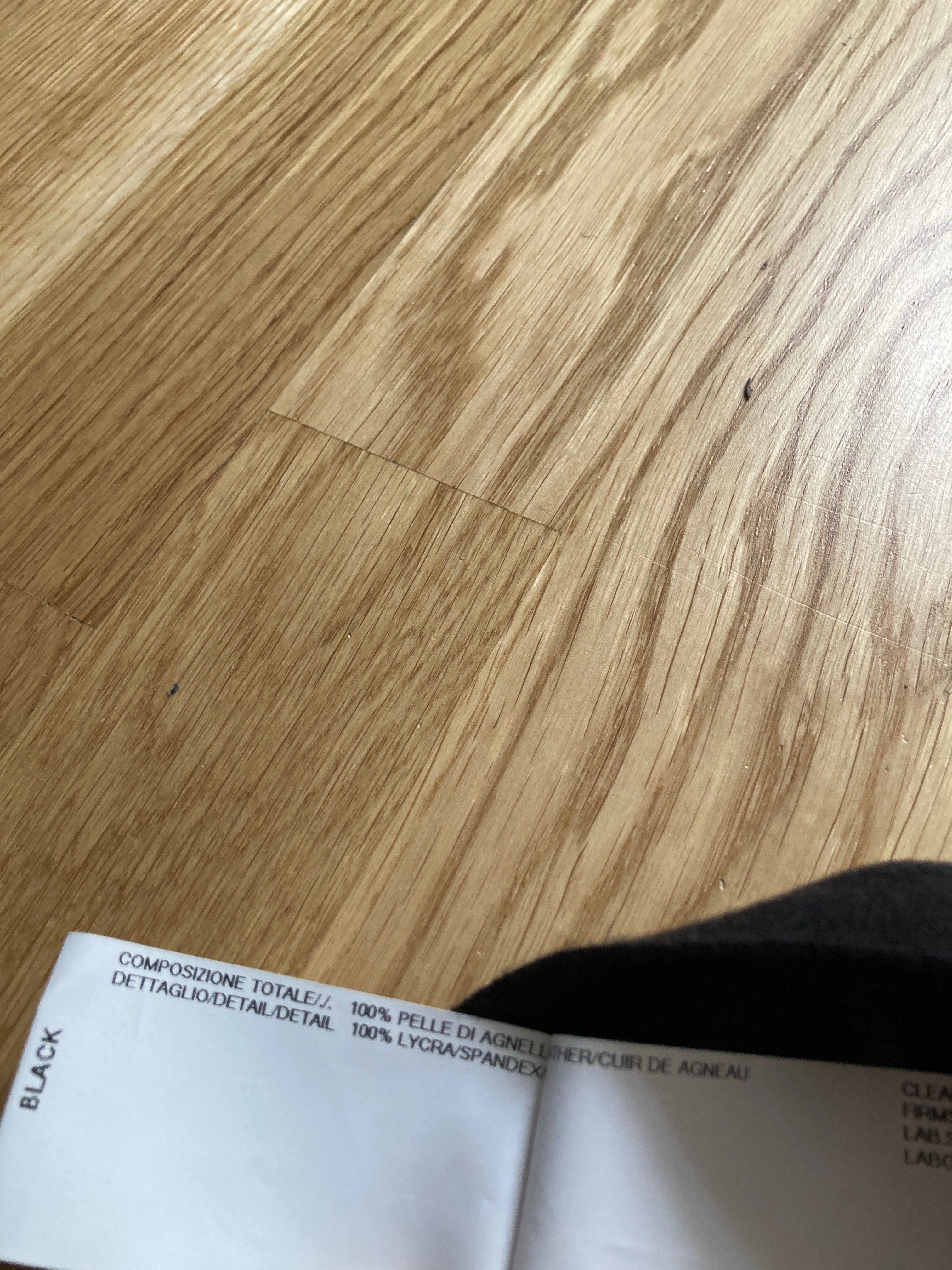 F/W 15 "SPHINX" Blistered Lamb Leather Nagakin Pants