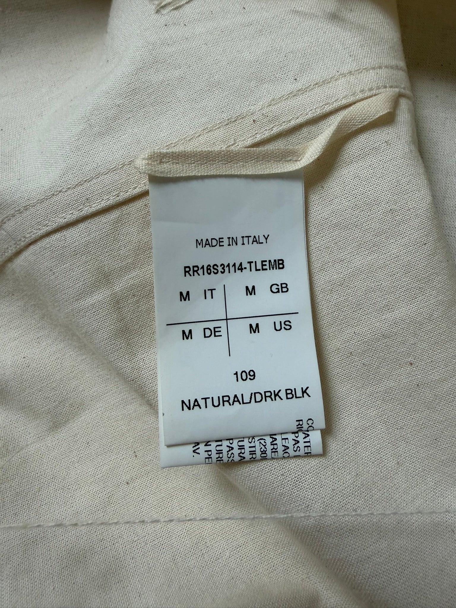 S/S 16 "CYCLOPS" Runway Cyclopic Eye Tank Top Rick Owens M