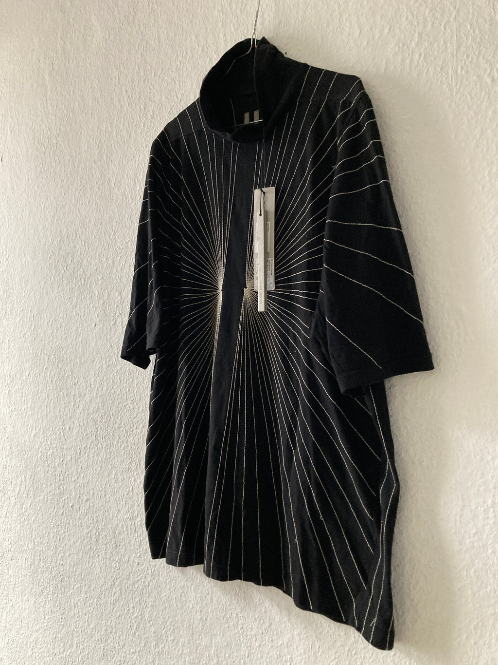 S/S 17 "WALRUS" Radiance Mock Neck T-Shirt Rick Owens L