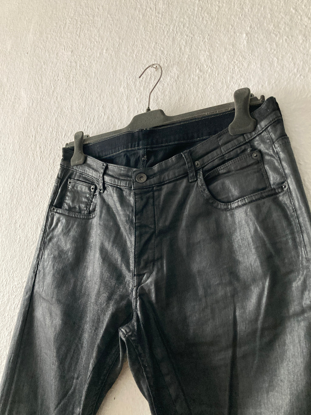 F/W 15 "SPHINX" Waxed Denim Detroit Jeans Rick Owens US36