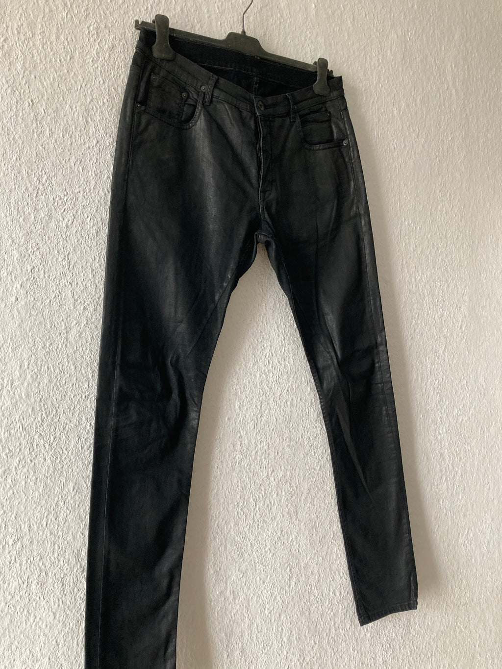 F/W 15 "SPHINX" Waxed Denim Detroit Jeans Rick Owens US36