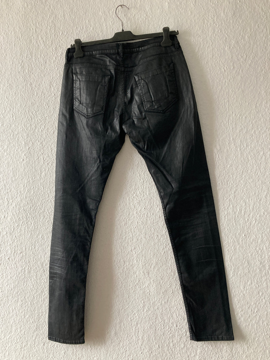 F/W 15 "SPHINX" Waxed Denim Detroit Jeans Rick Owens US36