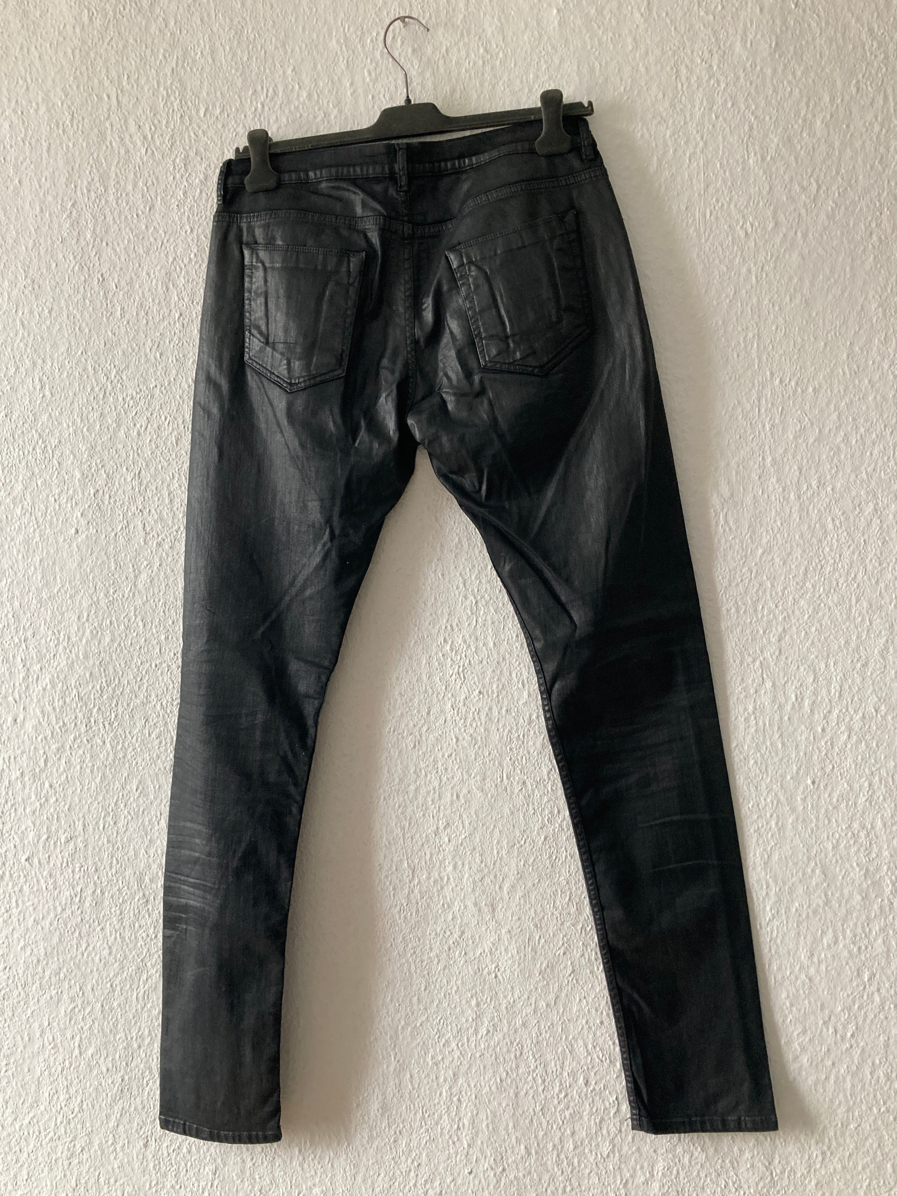 F/W 15 "SPHINX" Waxed Denim Detroit Jeans Rick Owens US36