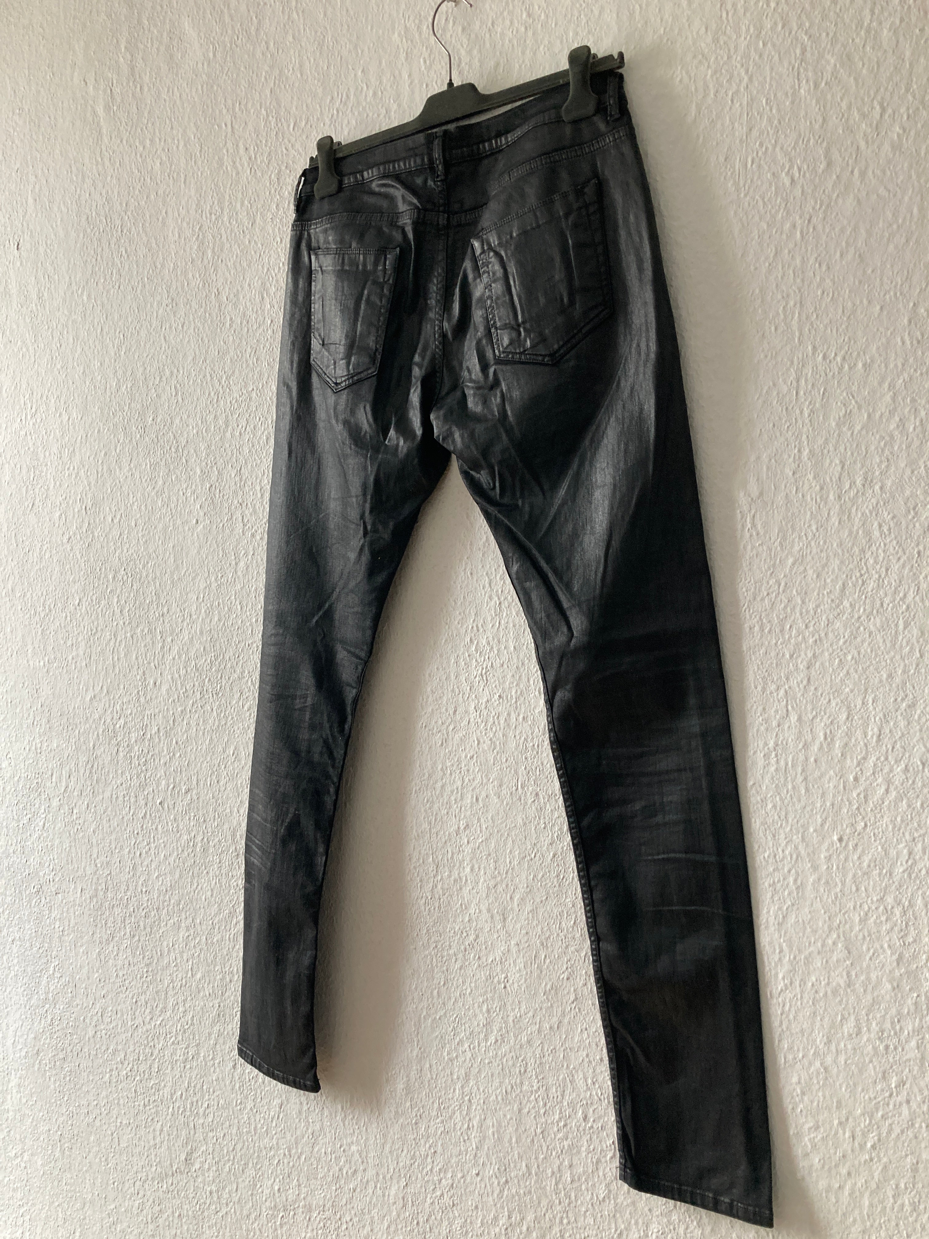 F/W 15 "SPHINX" Waxed Denim Detroit Jeans Rick Owens US36