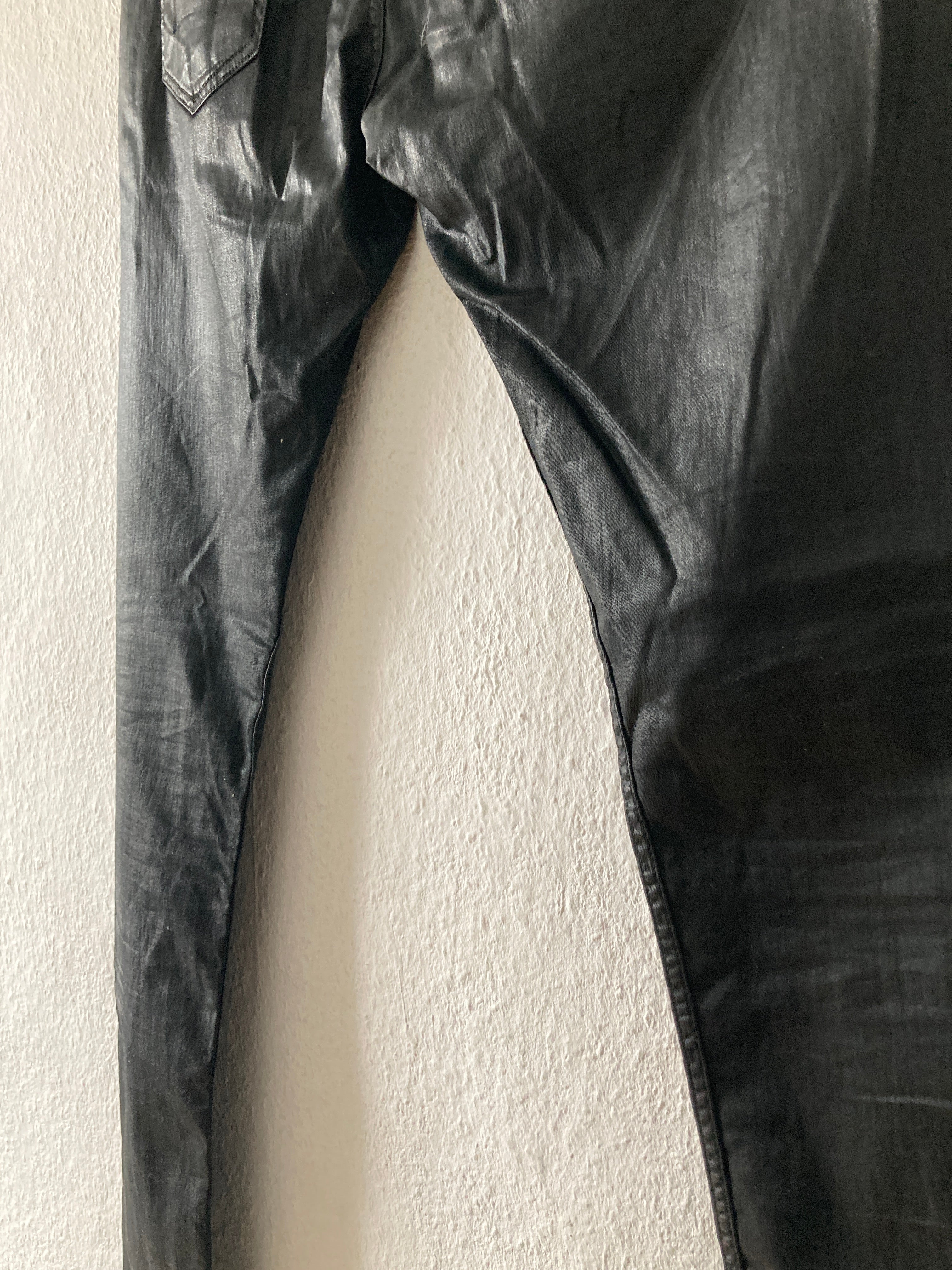 F/W 15 "SPHINX" Waxed Denim Detroit Jeans Rick Owens US36