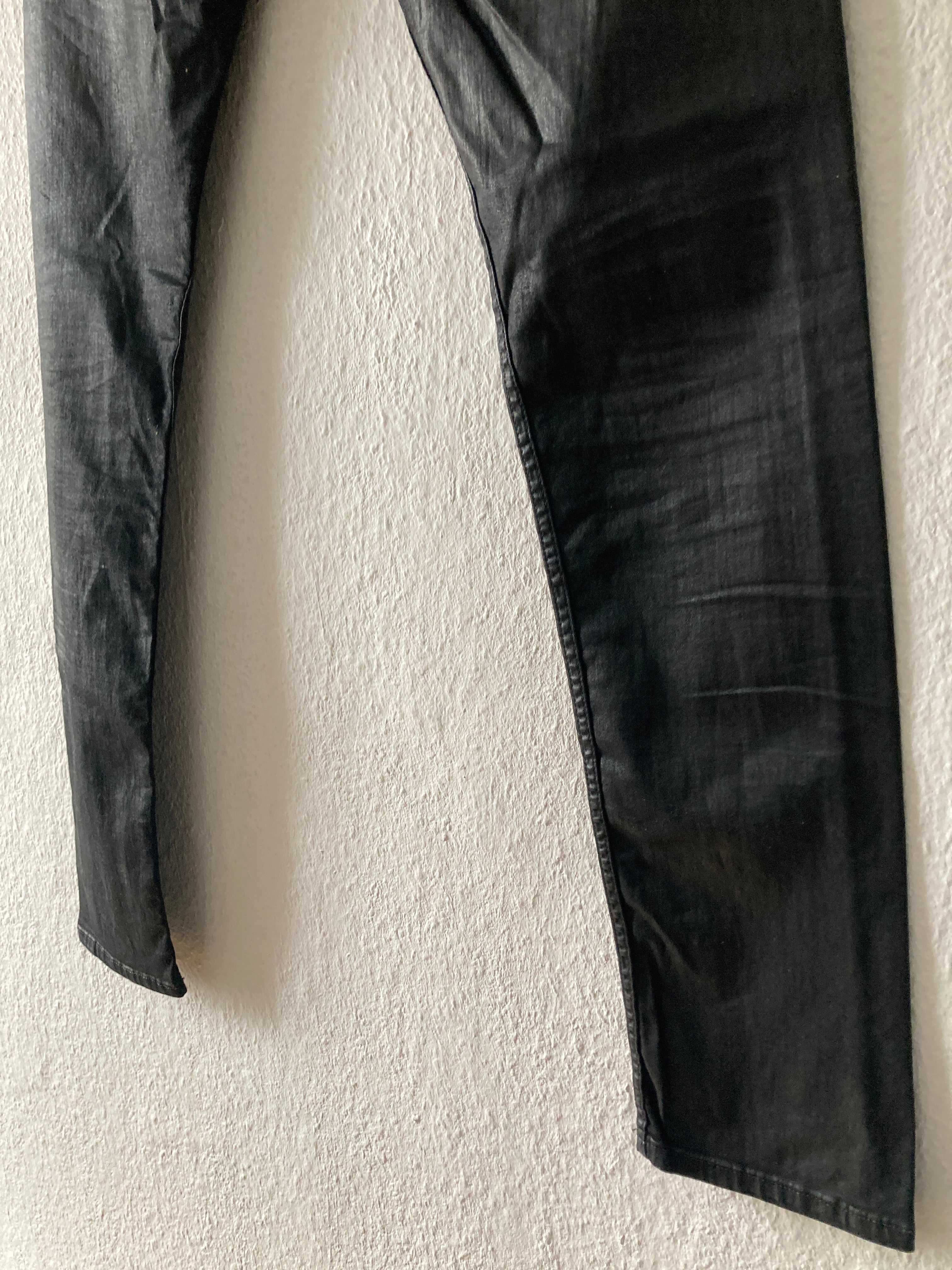 F/W 15 "SPHINX" Waxed Denim Detroit Jeans Rick Owens US36