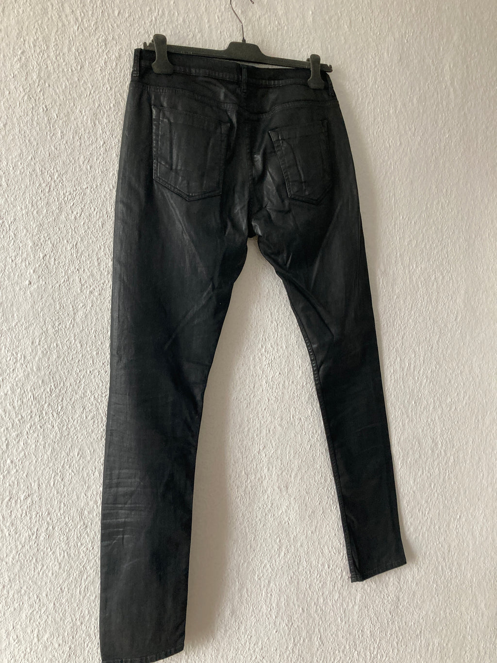 F/W 15 "SPHINX" Waxed Denim Detroit Jeans Rick Owens US36