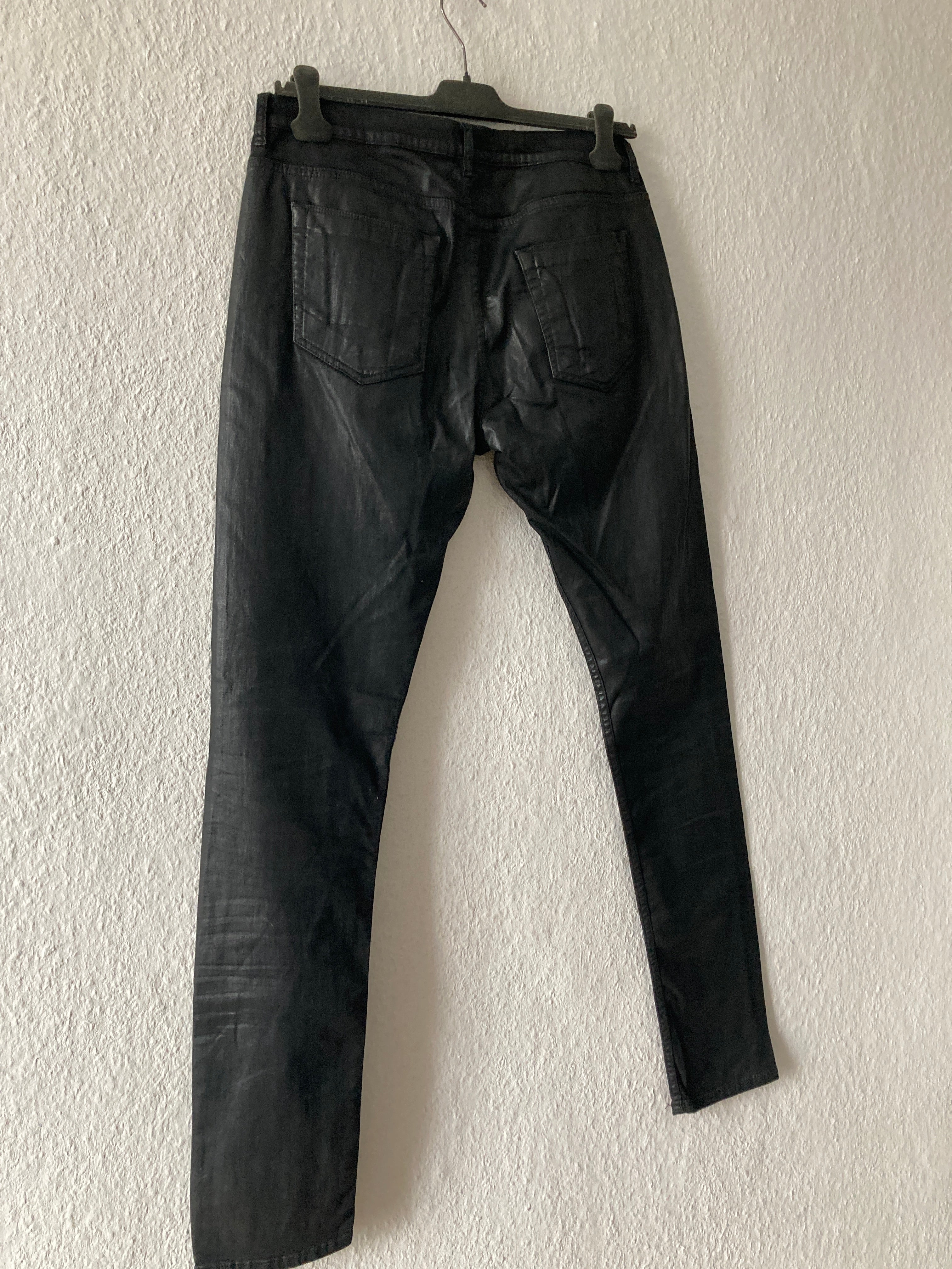 F/W 15 "SPHINX" Waxed Denim Detroit Jeans Rick Owens US36