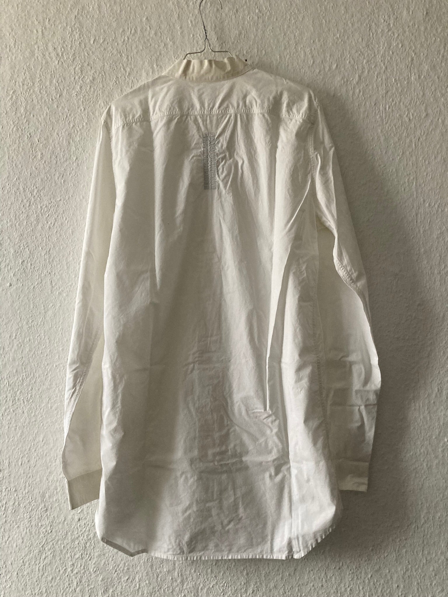 F/W 15 "SPHINX" V-Collar Dress Shirt in Milk