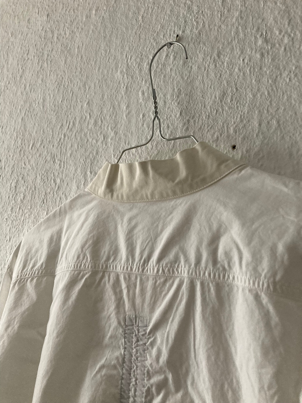 F/W 15 "SPHINX" V-Collar Dress Shirt in Milk