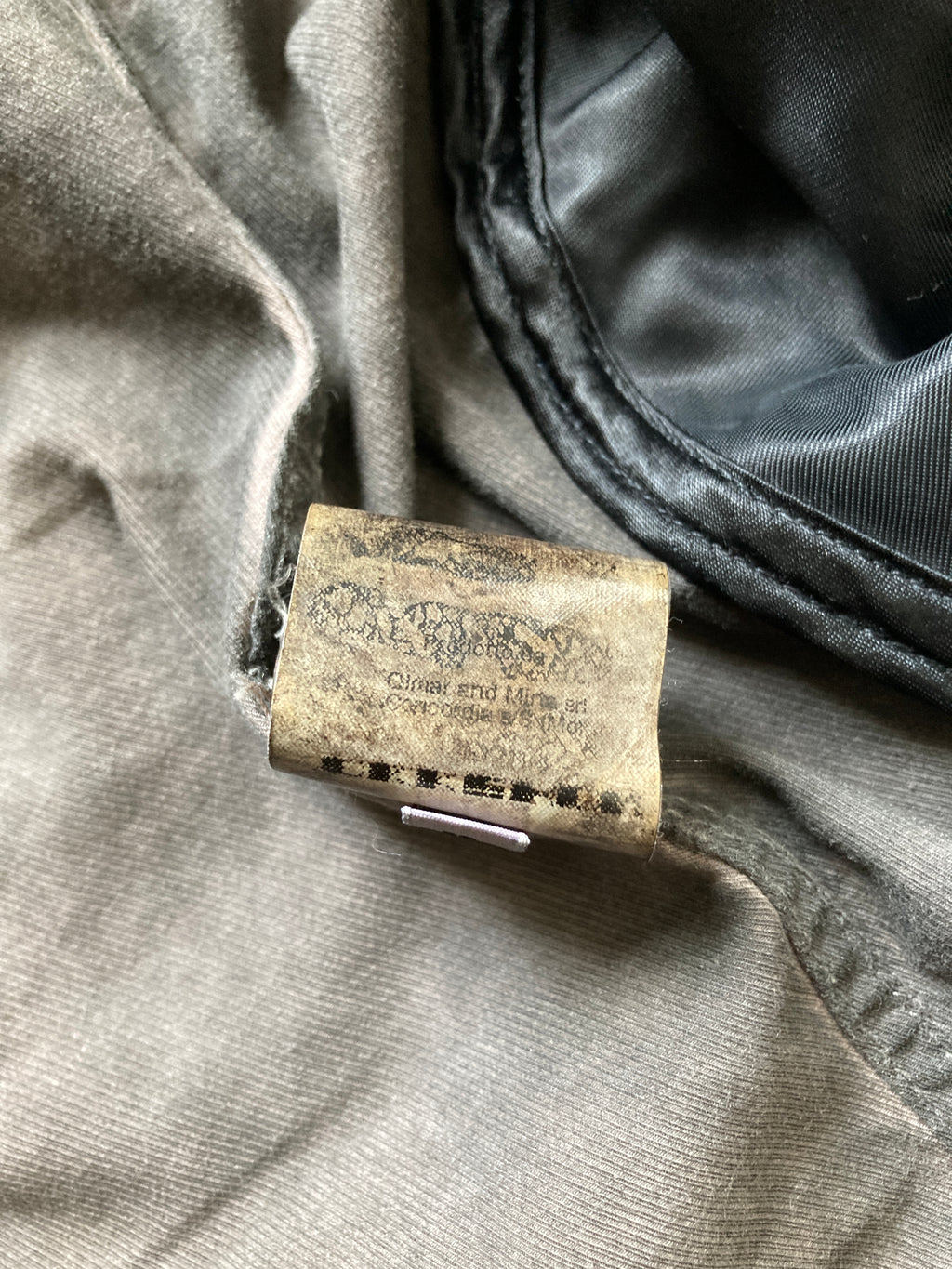 F/W 11 "LIMO" Mud Cloth Leather Sleeve Denim Jacket Rick Owens L