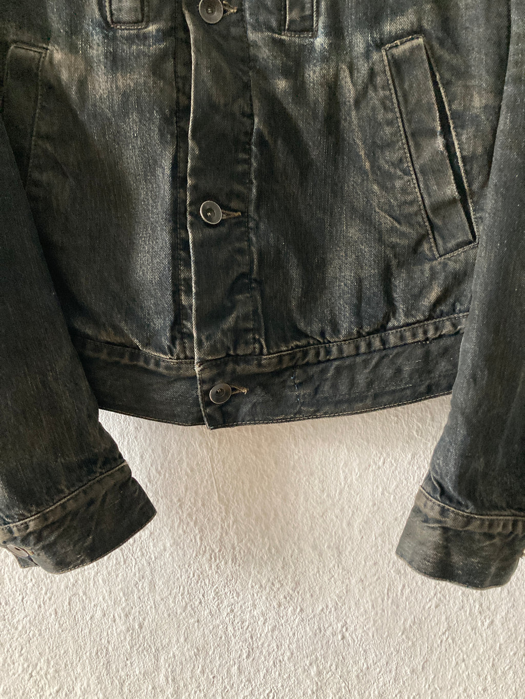 F/W 07 "EXPLODER" Dark Shadow Denim Jacket Rick Owens M