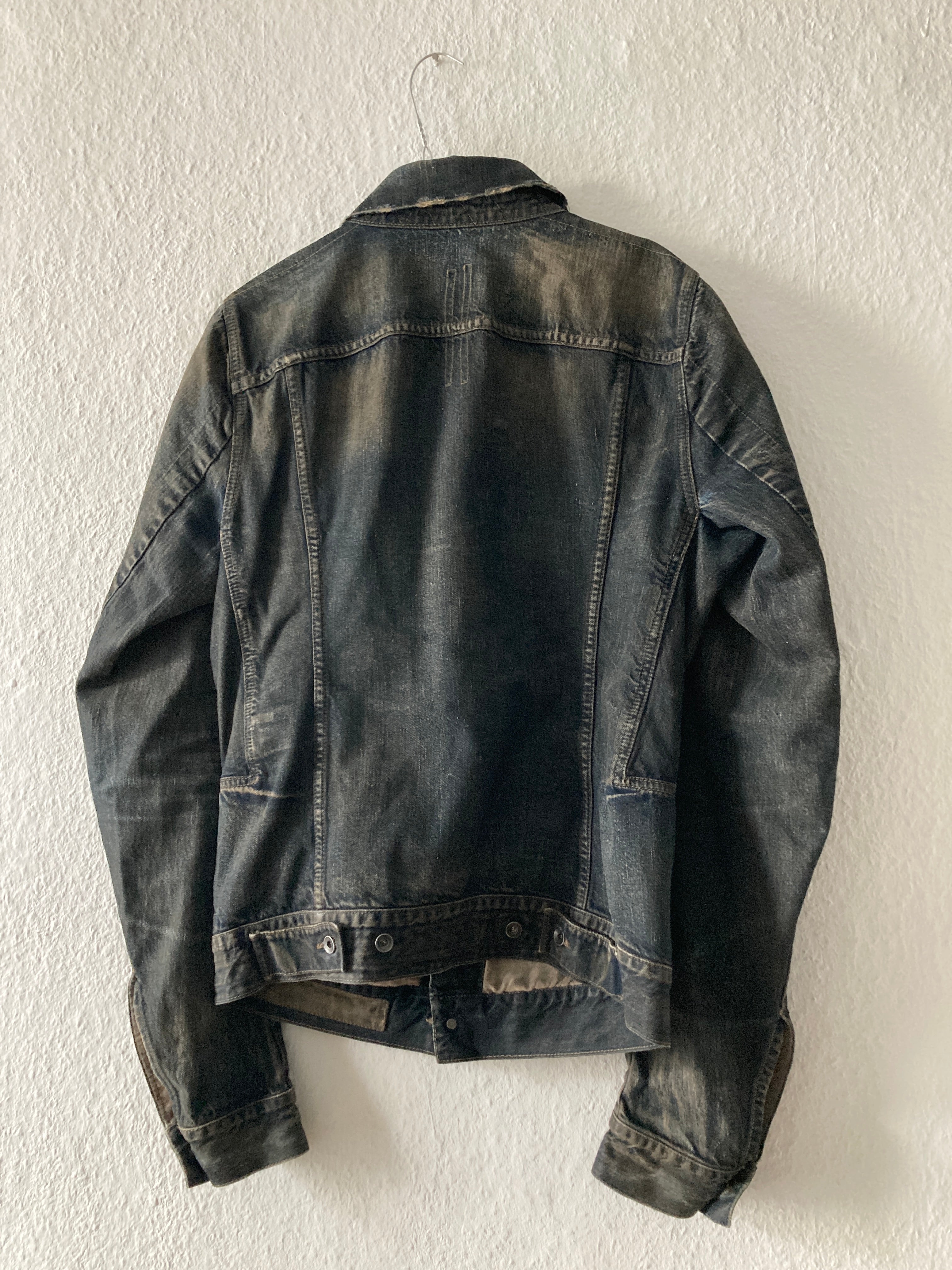 F/W 07 "EXPLODER" Dark Shadow Denim Jacket Rick Owens M