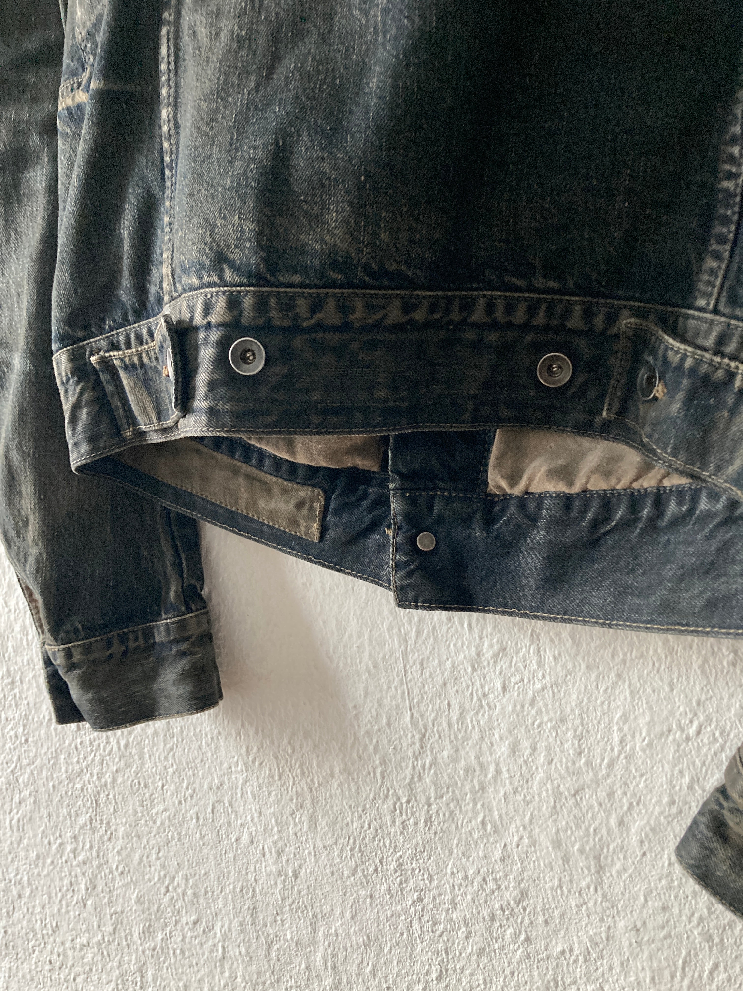 F/W 07 "EXPLODER" Dark Shadow Denim Jacket Rick Owens M