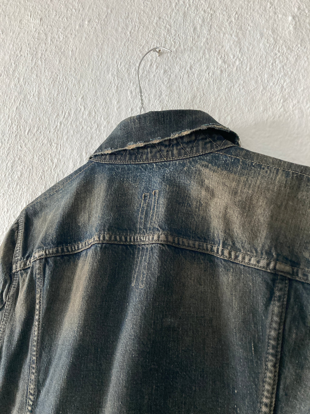 F/W 07 "EXPLODER" Dark Shadow Denim Jacket Rick Owens M