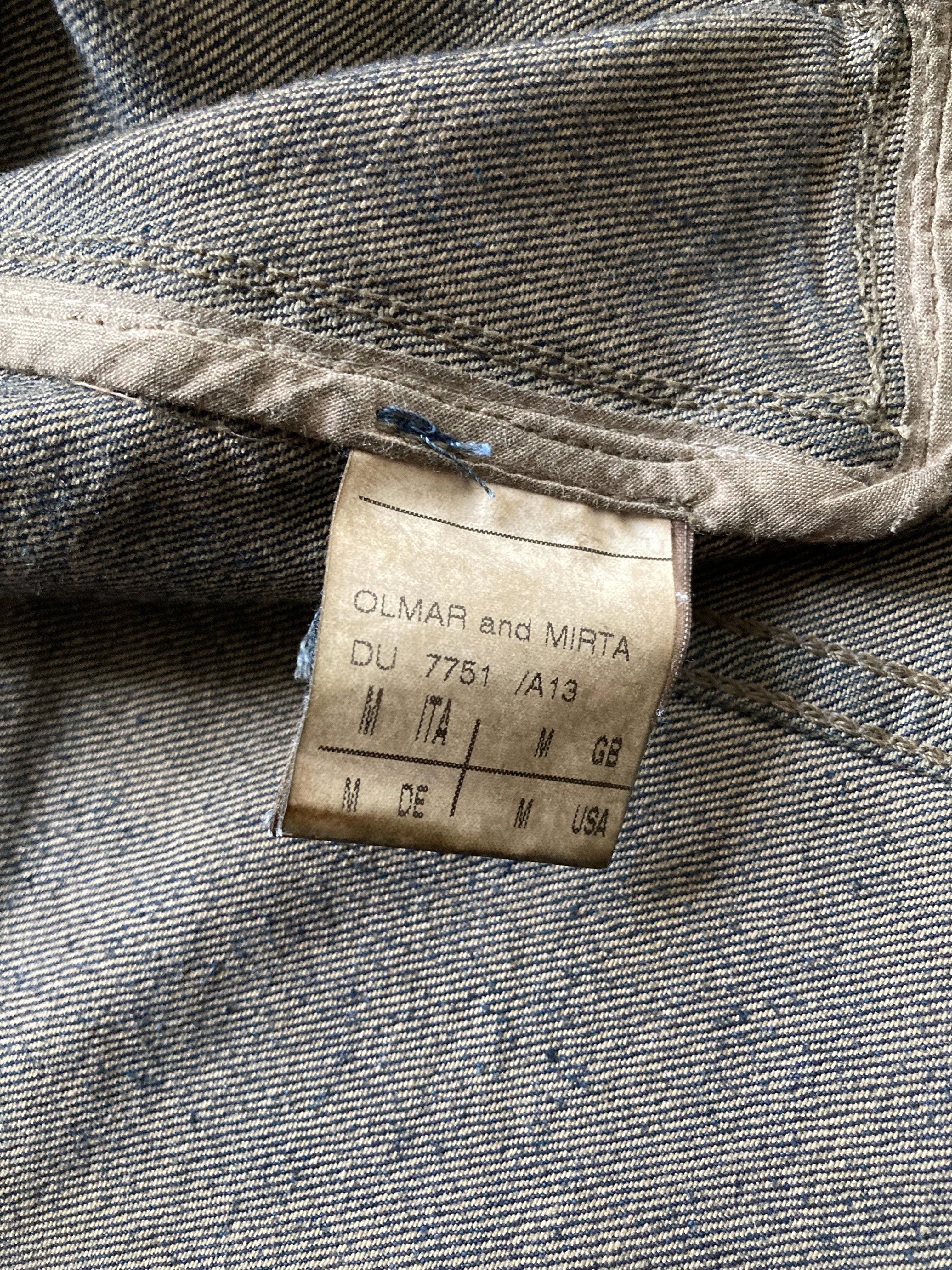 F/W 07 "EXPLODER" Dark Shadow Denim Jacket Rick Owens M