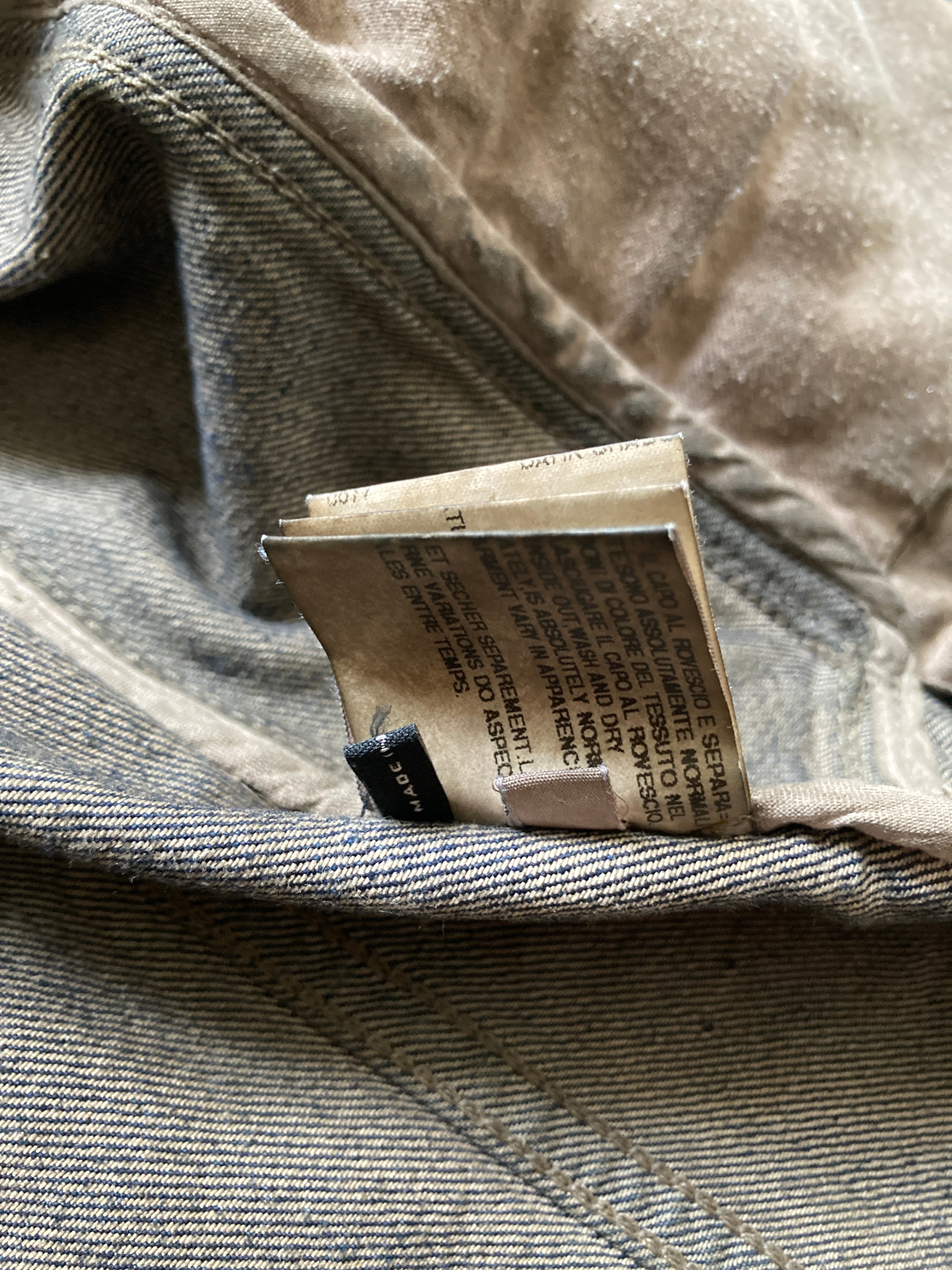 F/W 07 "EXPLODER" Dark Shadow Denim Jacket Rick Owens M