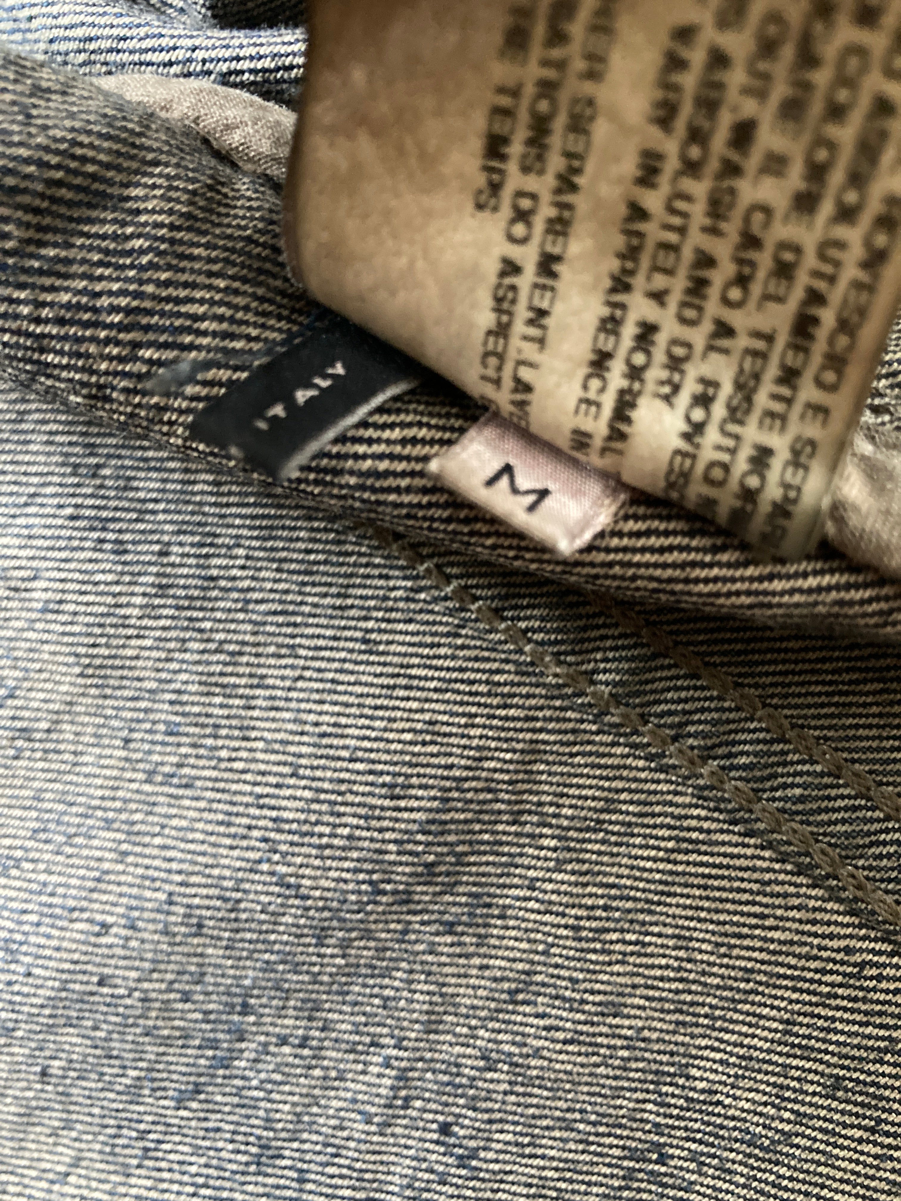 F/W 07 "EXPLODER" Dark Shadow Denim Jacket Rick Owens M