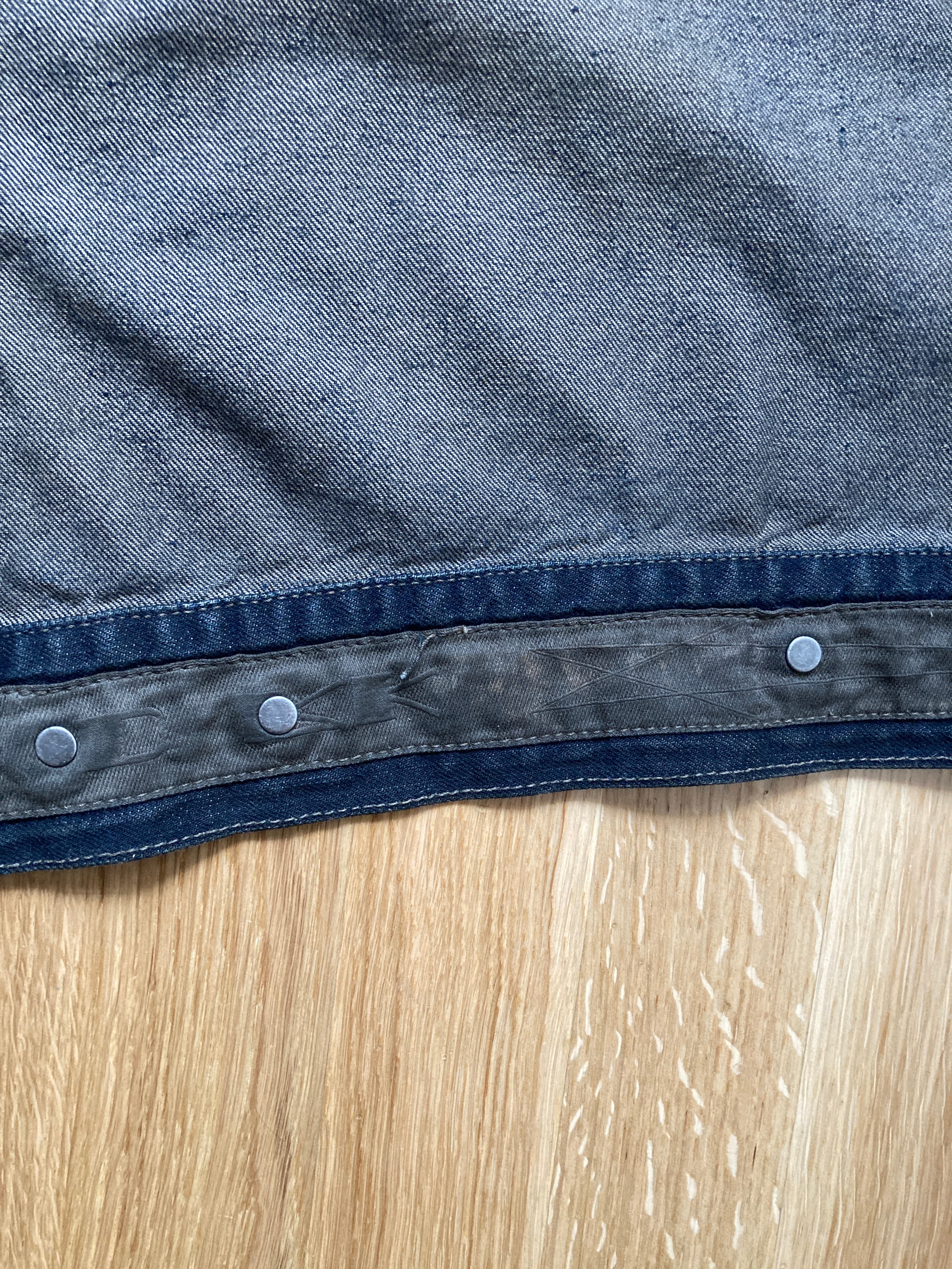 F/W 07 "EXPLODER" Dark Shadow Denim Jacket Rick Owens M