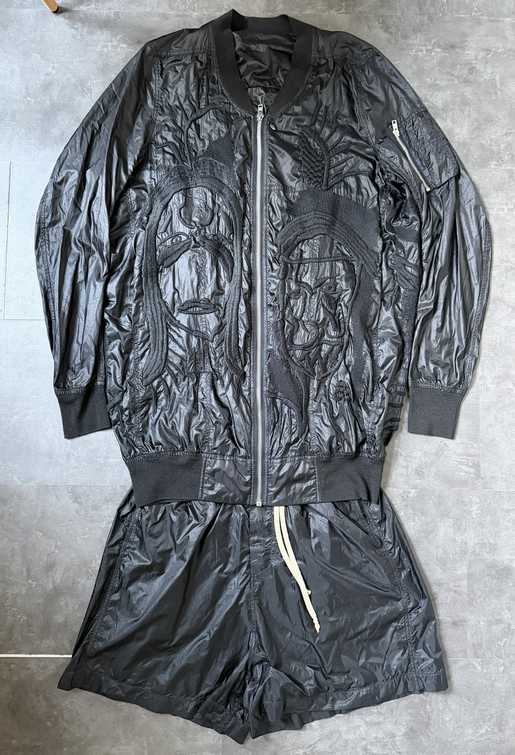 S/S 15 "FAUN" Messiah Benoit Barnay Embroidery Bomber Jacket IT50/M