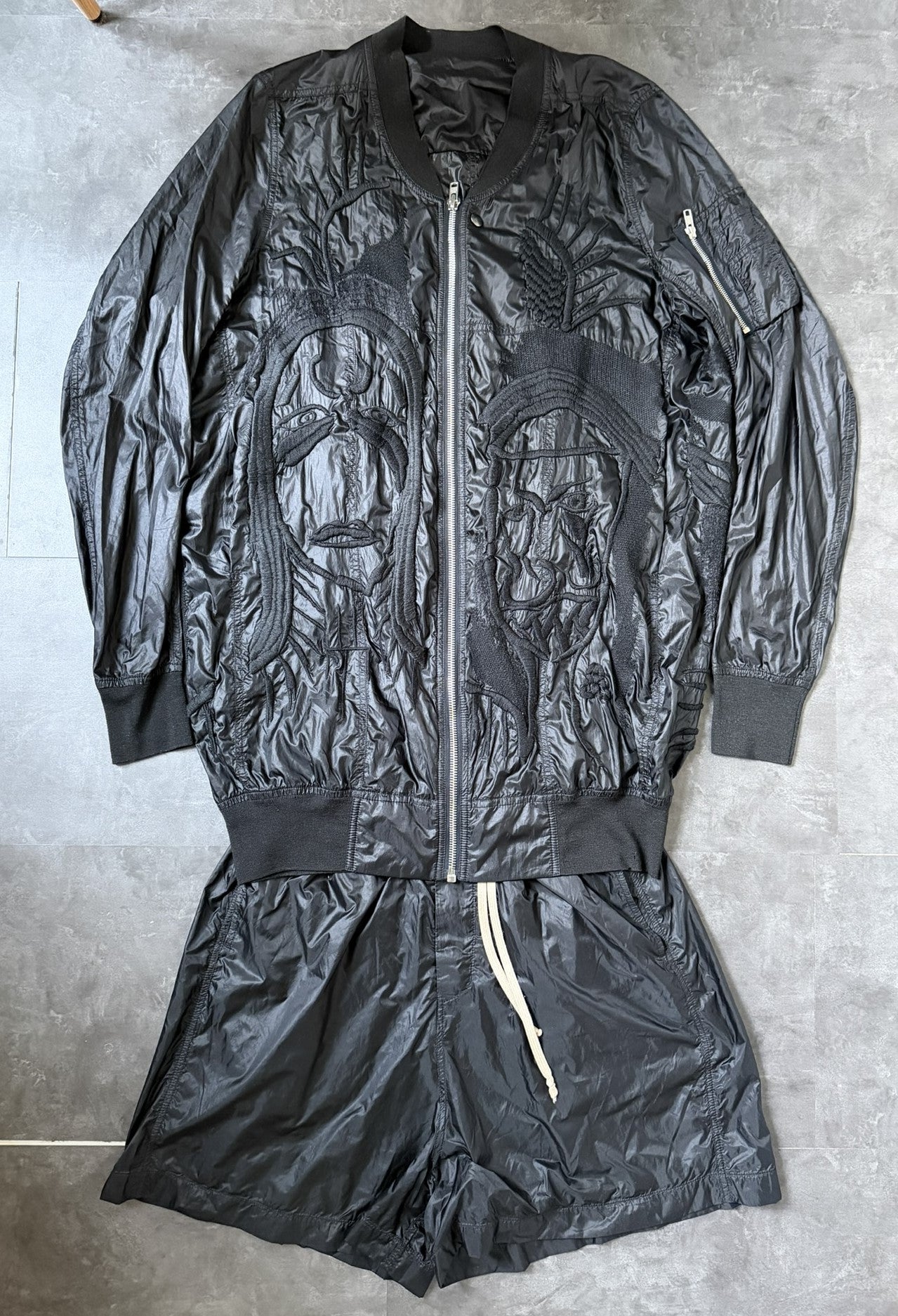S/S 15 "FAUN" Messiah Benoit Barnay Embroidery Bomber Jacket IT50/M