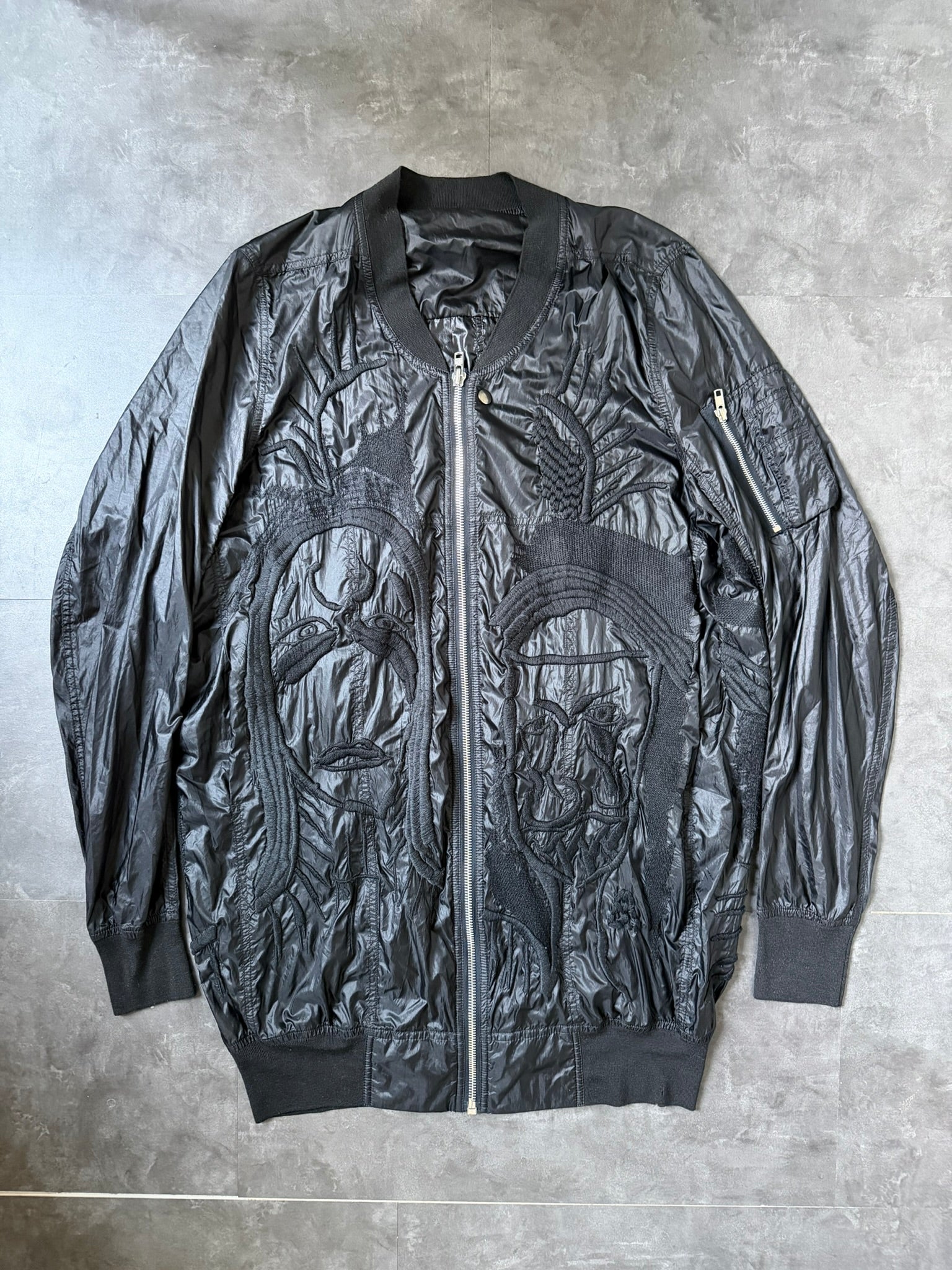 S/S 15 "FAUN" Messiah Benoit Barnay Embroidery Bomber Jacket IT50/M