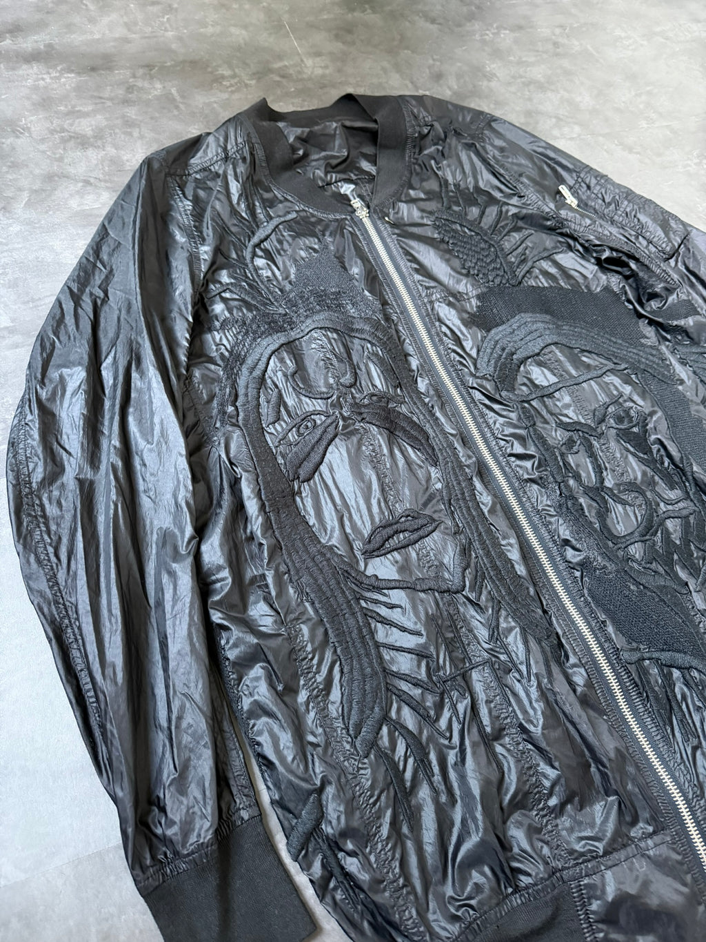 S/S 15 "FAUN" Messiah Benoit Barnay Embroidery Bomber Jacket IT50/M